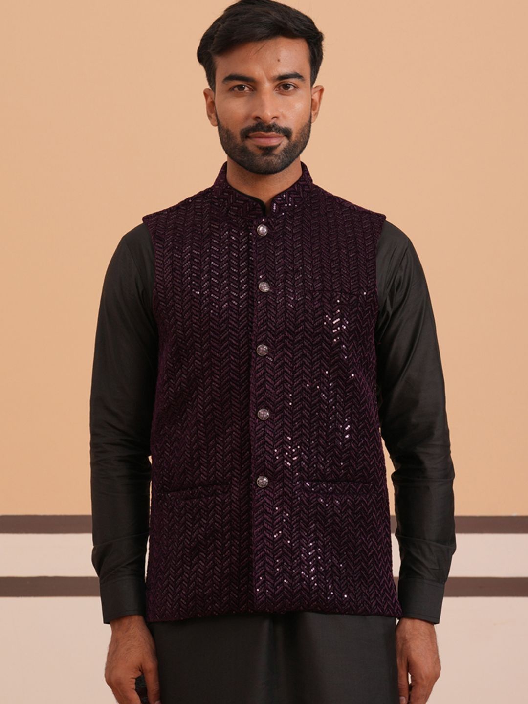 Jompers Embellished Nehru Jackets