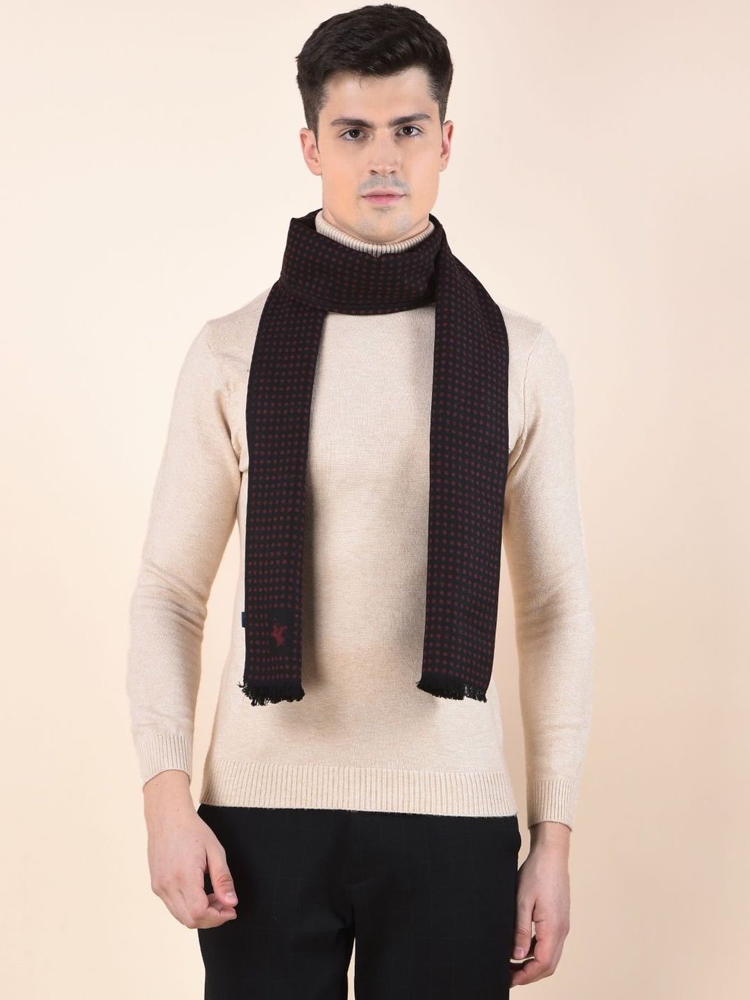 Cantabil Men Patterned Acrylic Mufflers