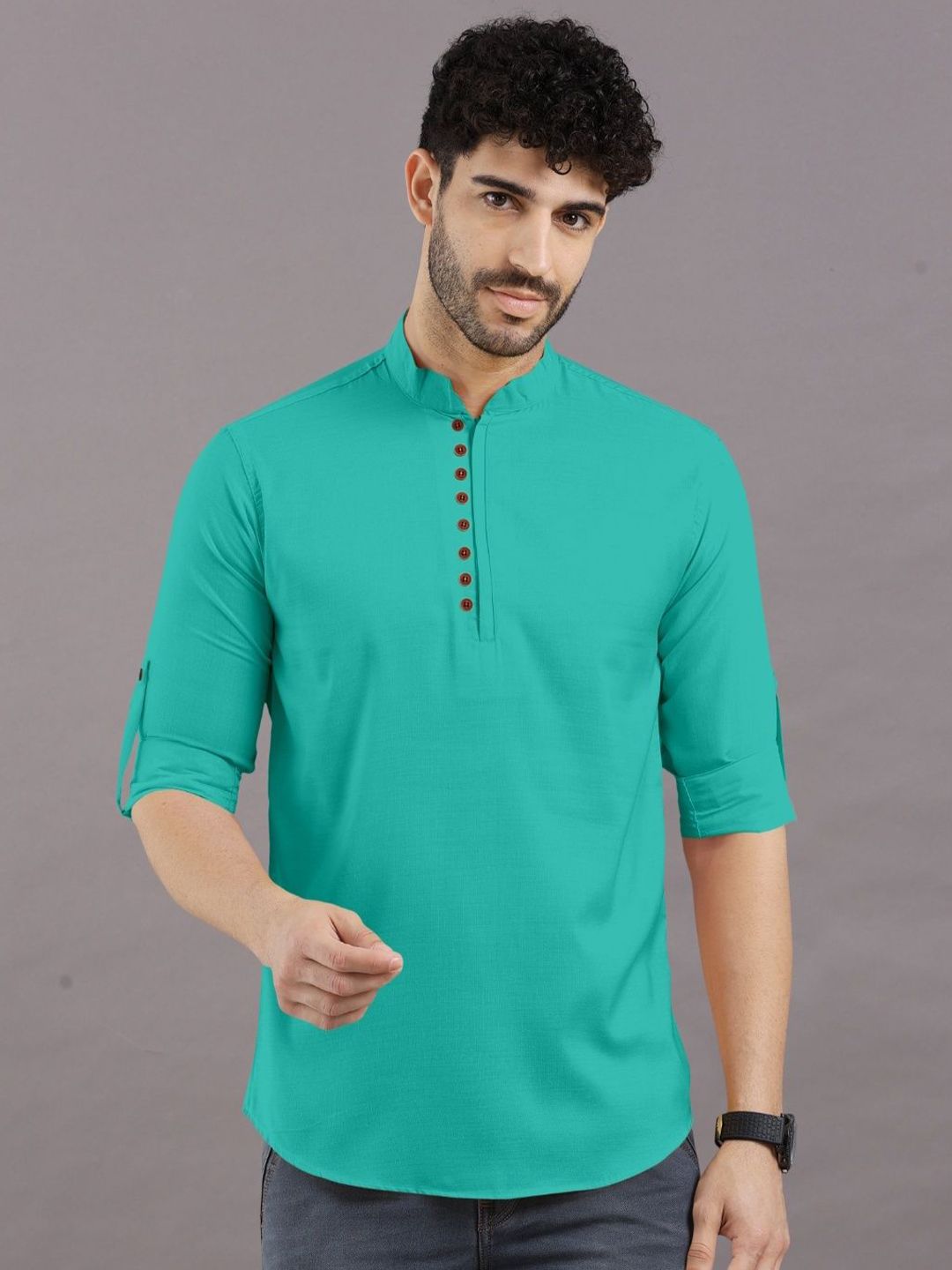 VTEXX Men Thread Work Kurta