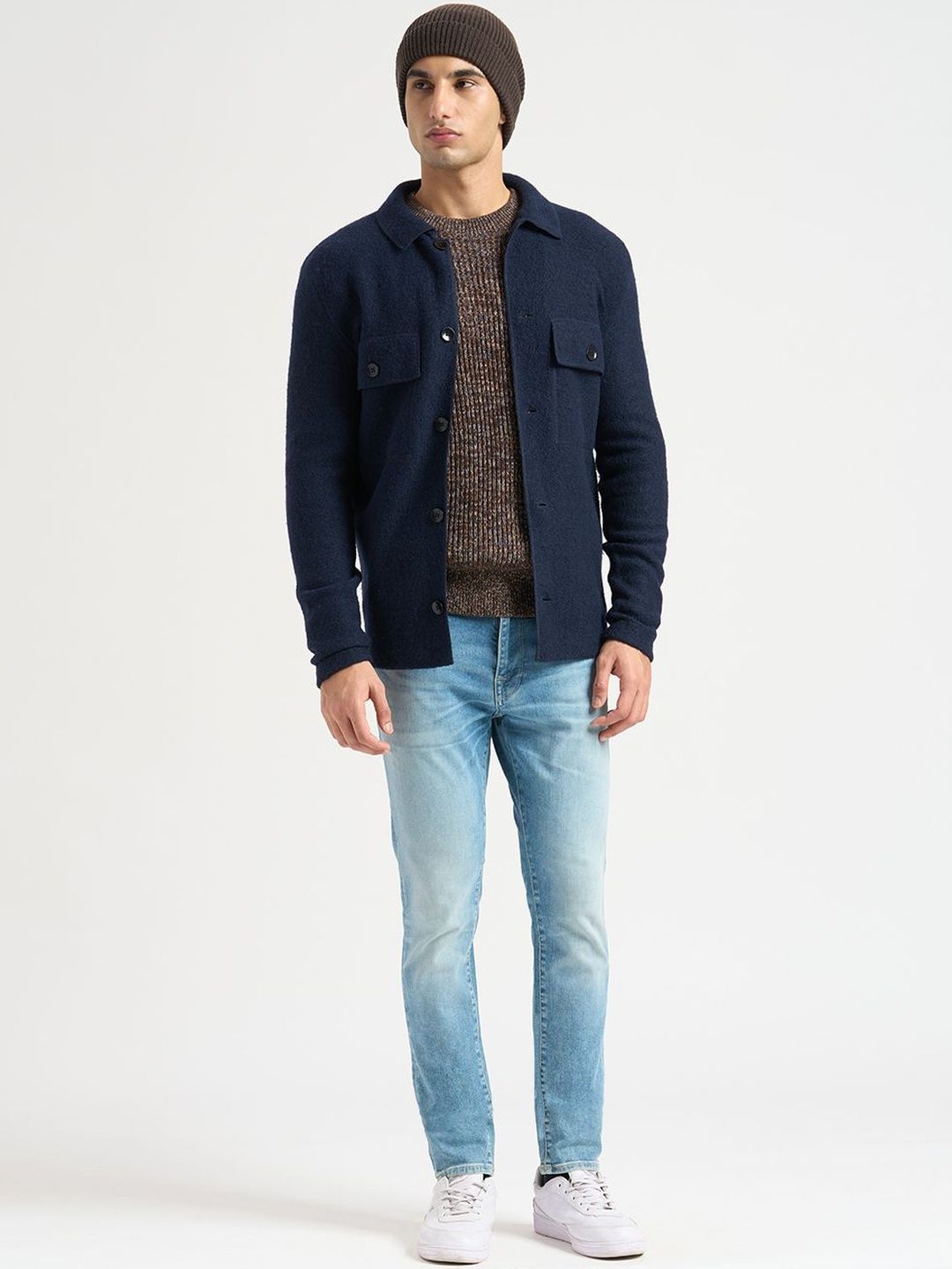 SELECTED Men Woollen Woven Jacket