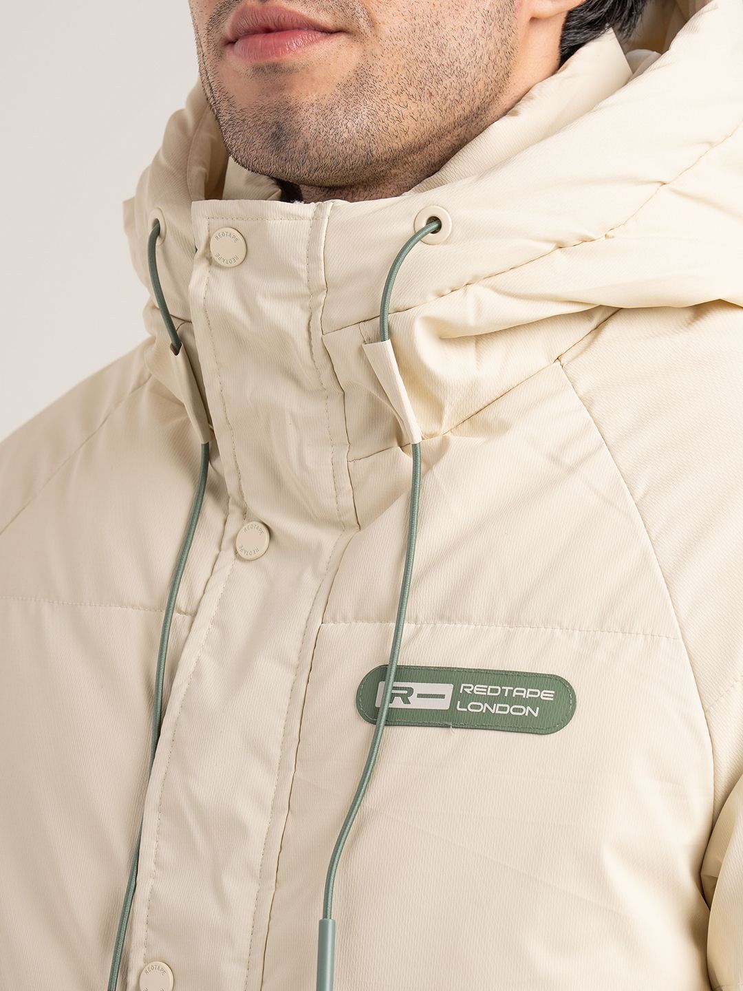 Buy Red Tape Hooded Long Sleeves Straight Padded Jacket - Jackets