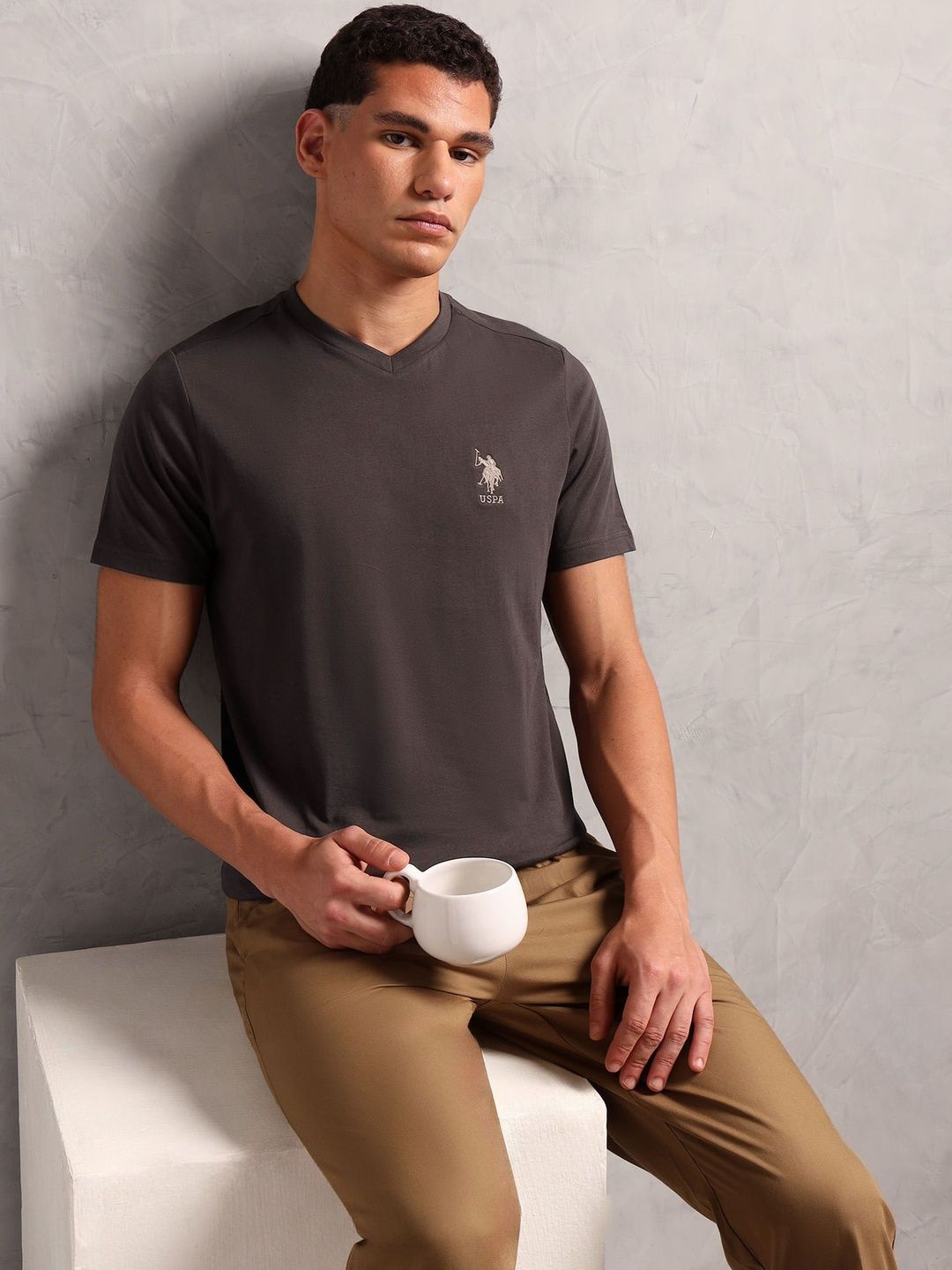 U.S. Polo Assn. Pure Cotton  Comfort Fit Lounge T-Shirt