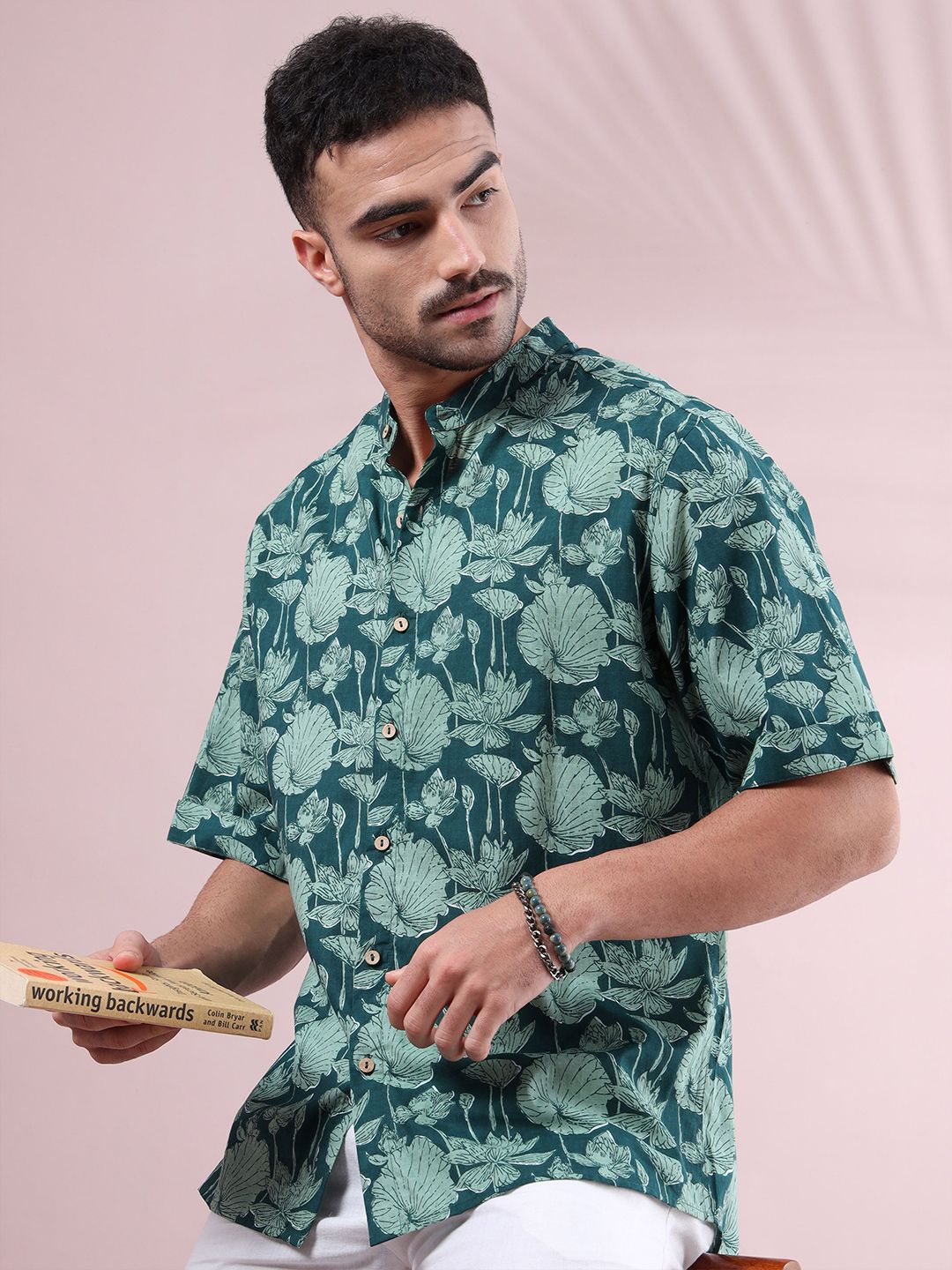 FILORI STUDIO Floral Printed Cotton Kurta