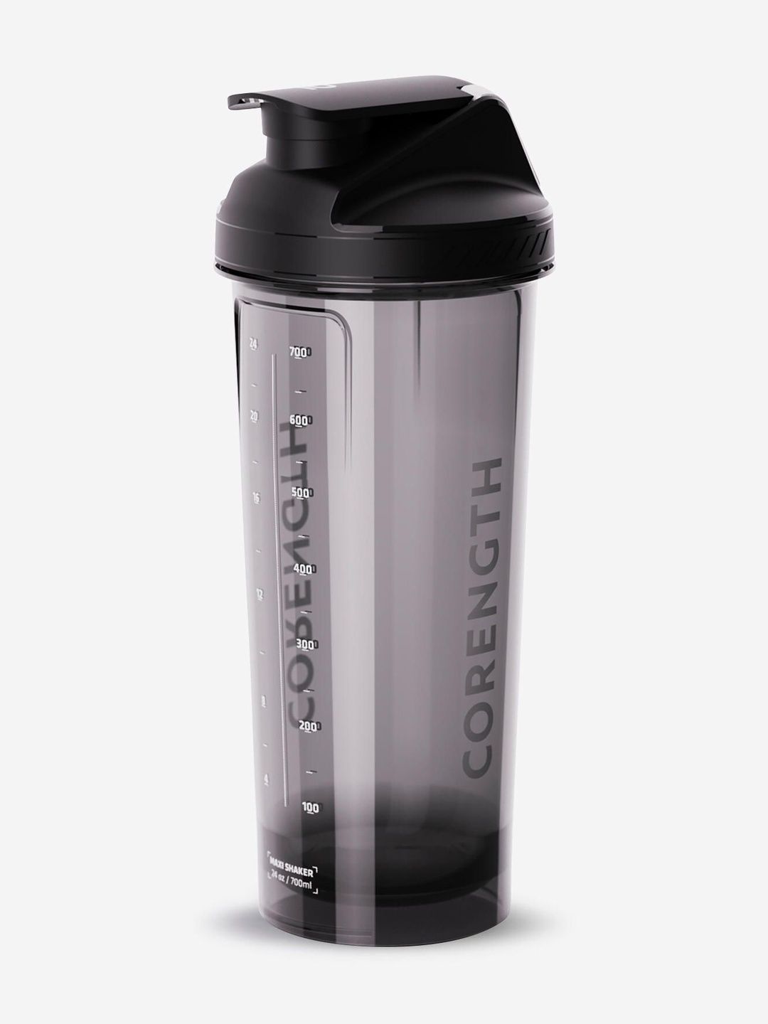 Decathlon DOMYOS - Black Single Plastic Solid Water Bottle
