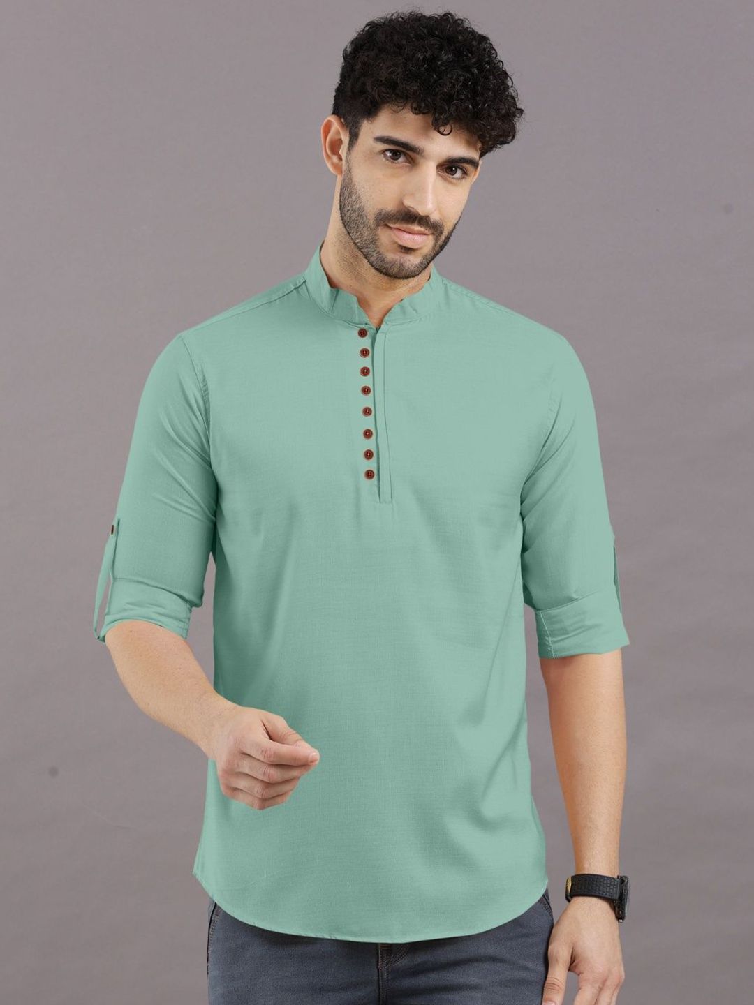 VTEXX Men Thread Work Kurta