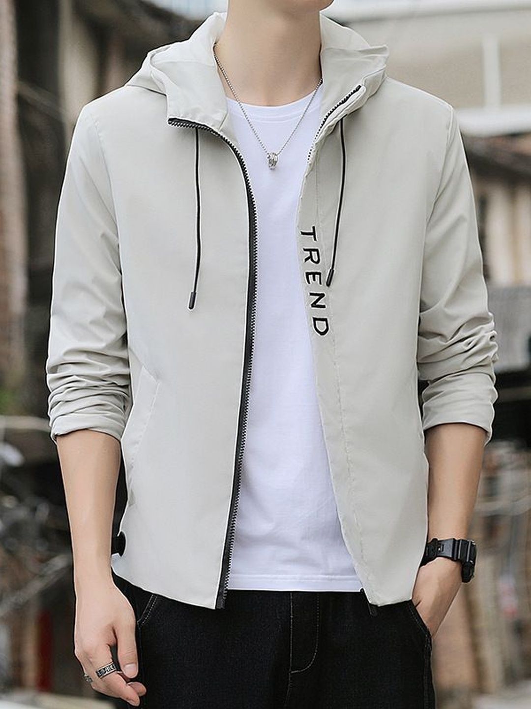 StyleCast x Revolte Hooded Tailored Jacket