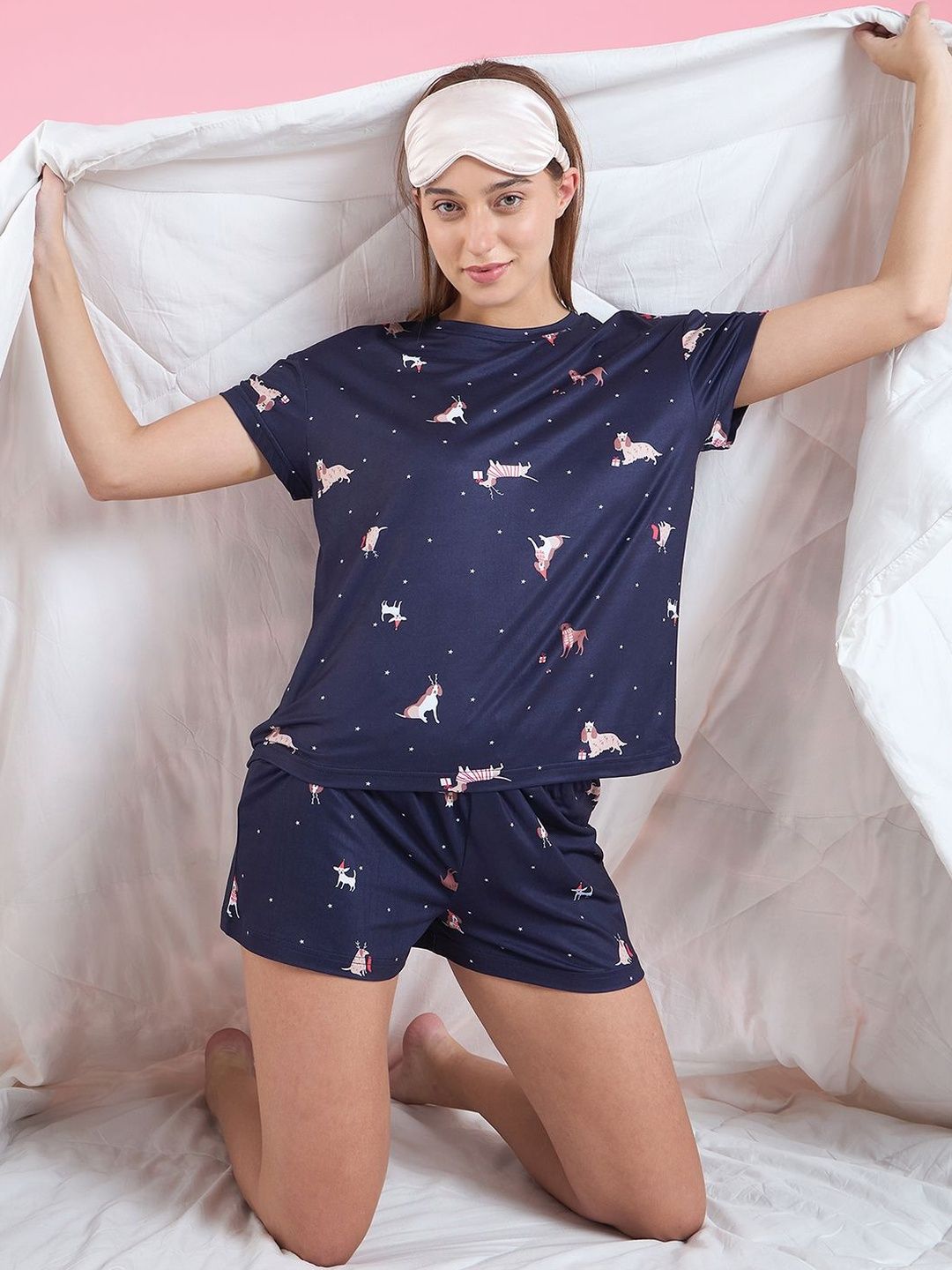 Sweet Dreams Women Printed Night suit