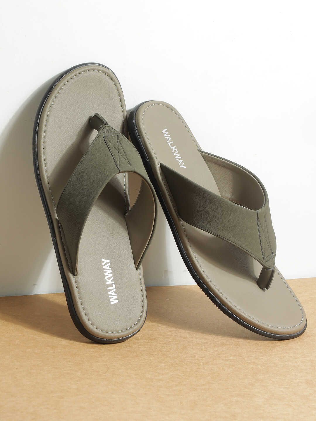 WALKWAY by Metro Men Solid Thong Flip-Flops