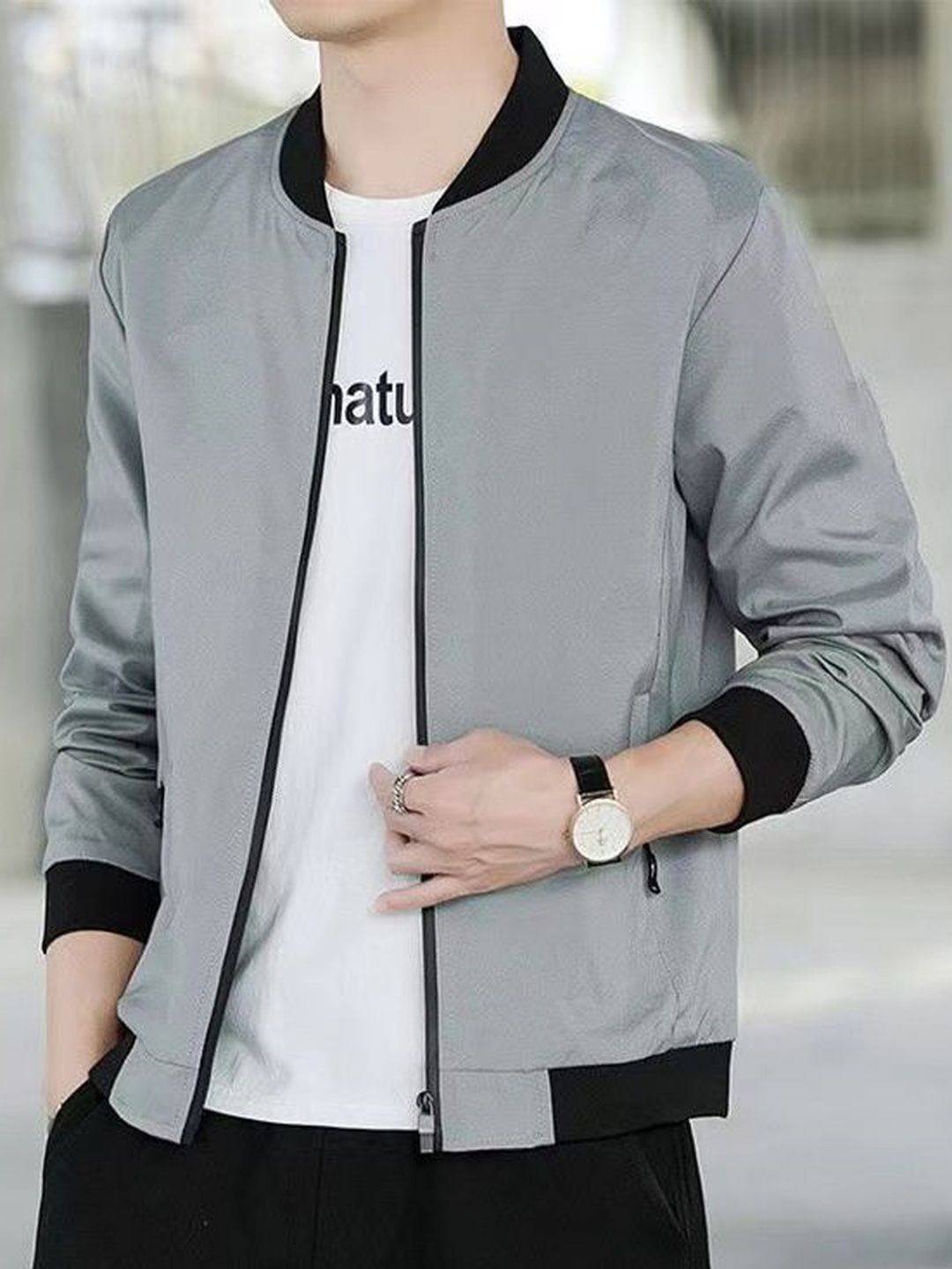 StyleCast x Revolte Men Bomber Jacket
