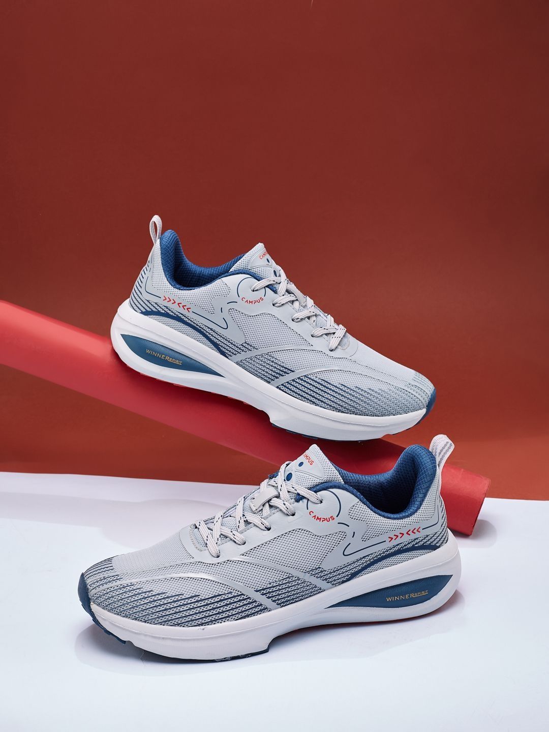 Campus GLITCH Men Mesh Running Sports Shoes