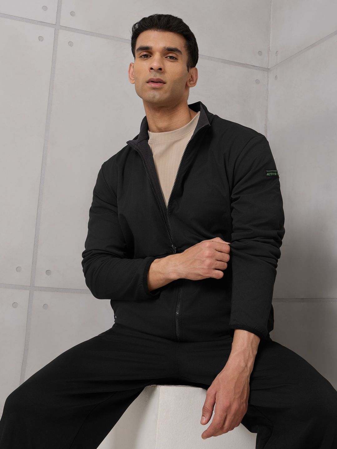Technosport Men Lightweight Training or Gym Biker Jacket