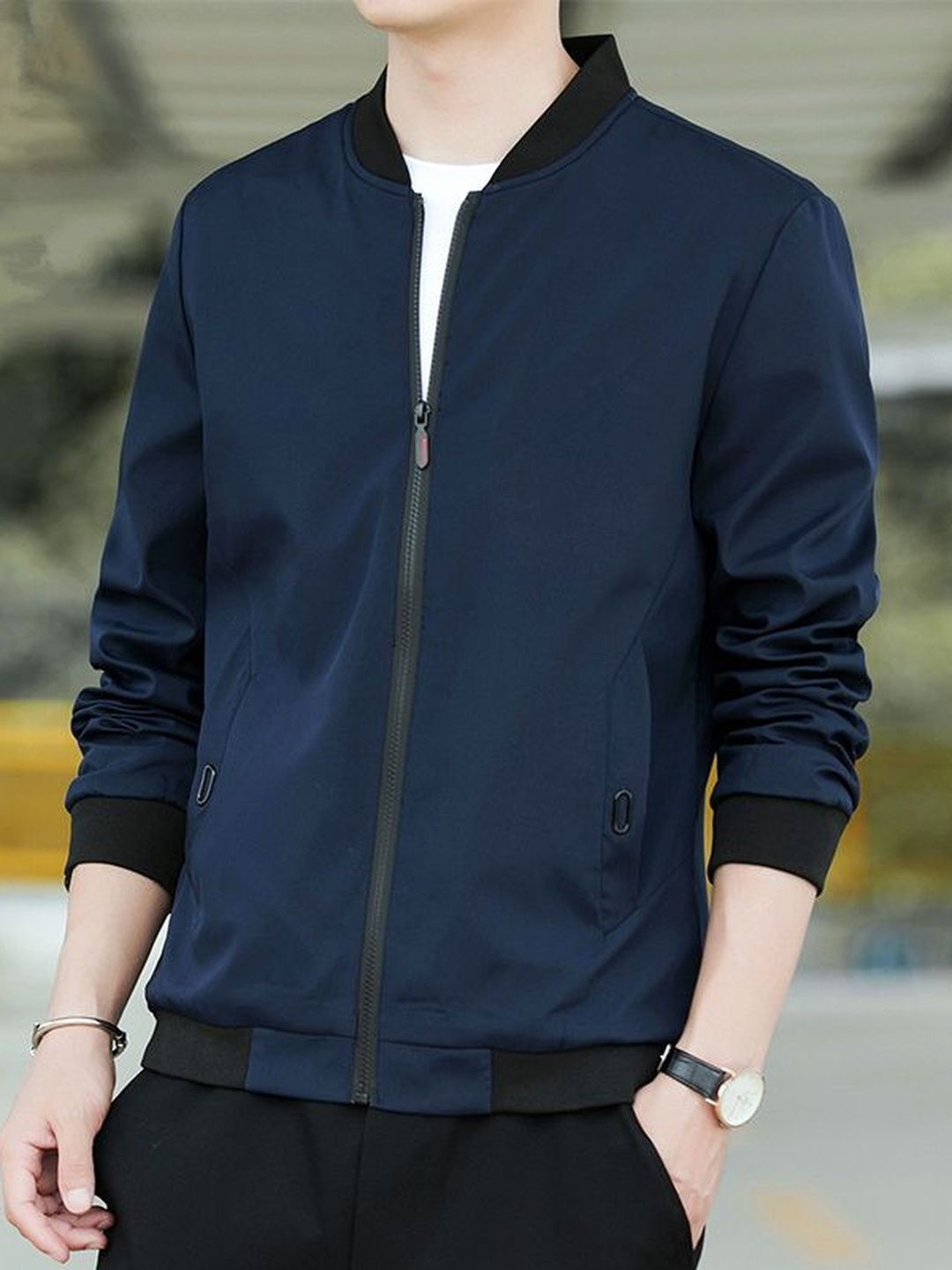 StyleCast x Revolte Men Bomber Jacket