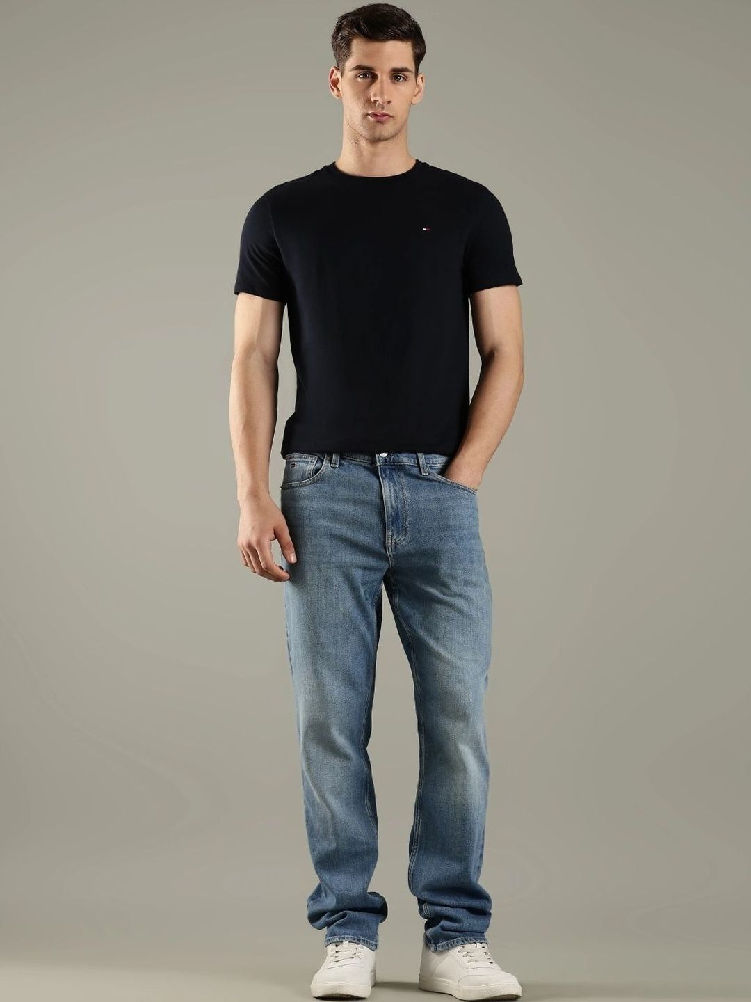 Slim Fit Mid-Rise Light Fade Jeans