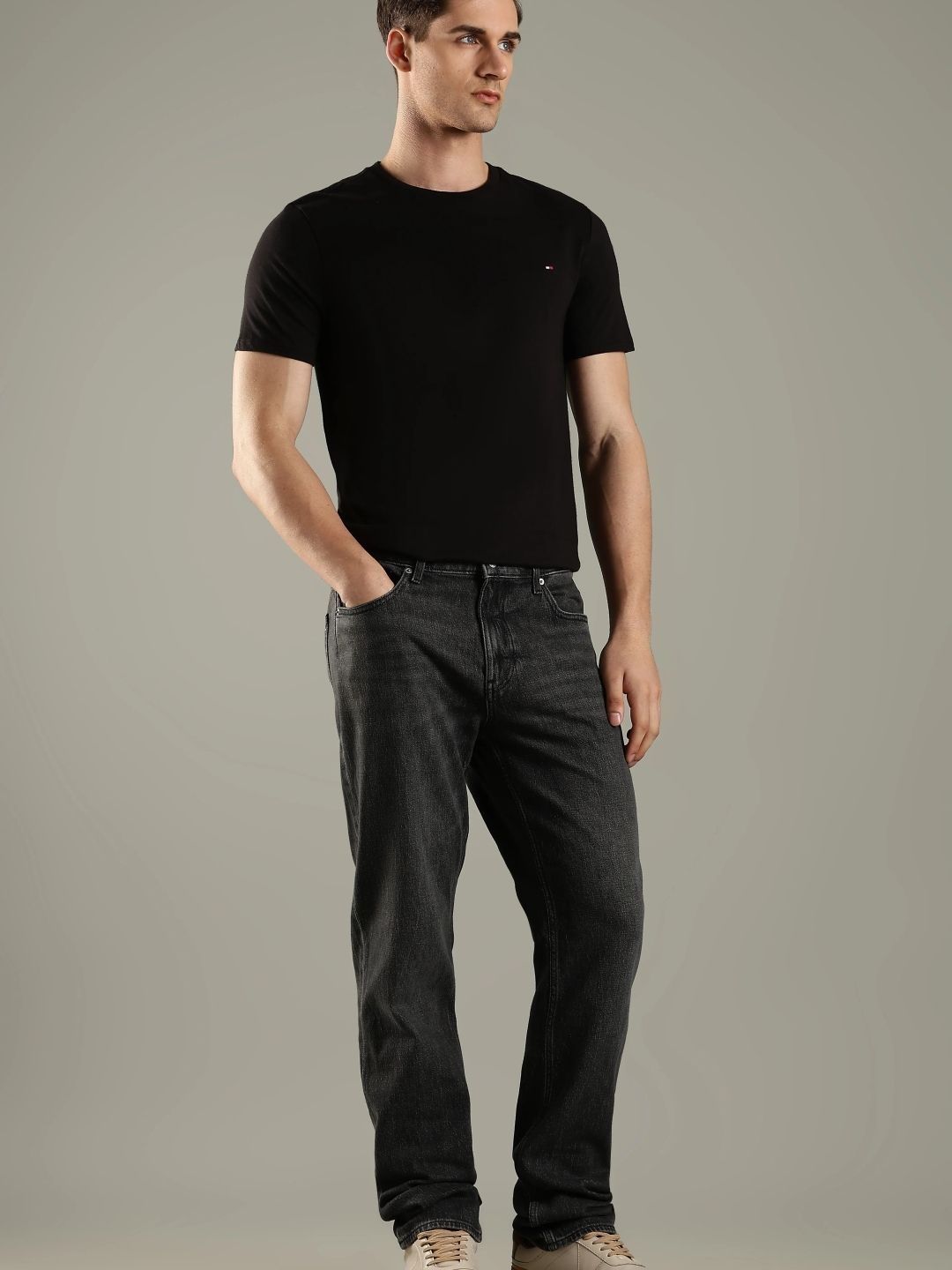Slim Fit Mid-Rise Light Fade Jeans