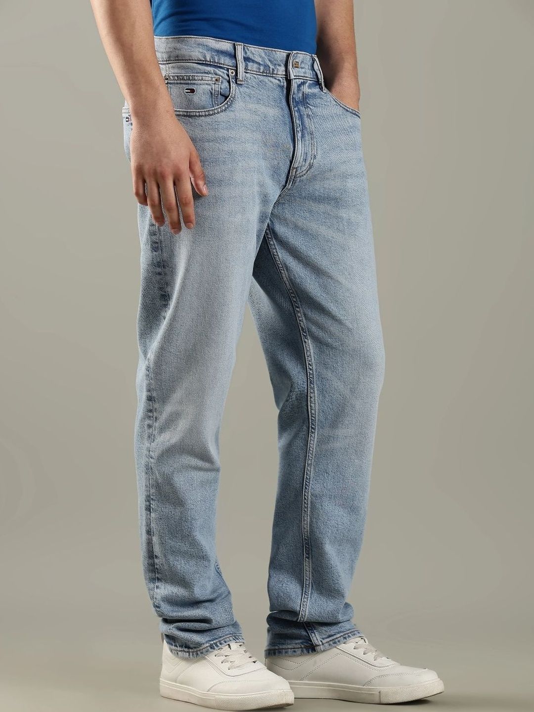 Slim Fit Mid-Rise Light Fade Jeans