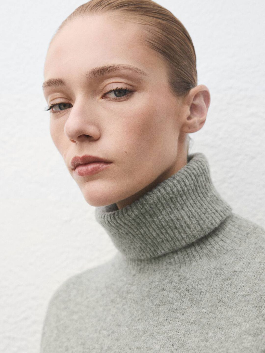 Turtle Neck Mini Shift Dress