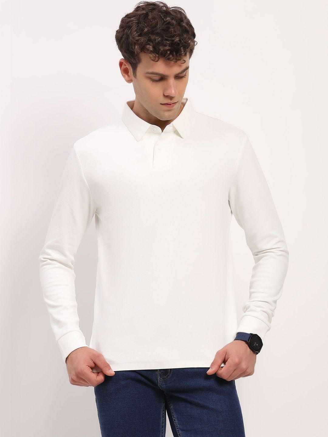 Global Republic Men Polo Collar T-shirt