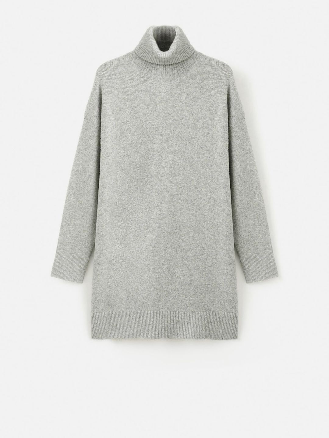 Turtle Neck Mini Shift Dress