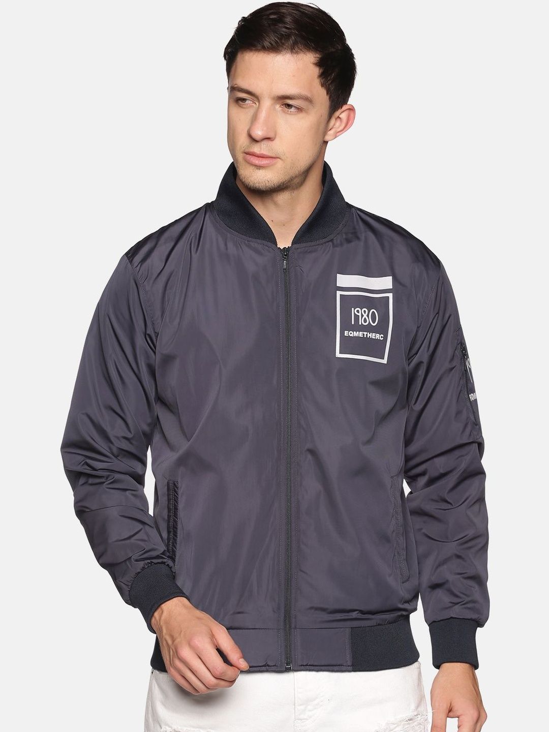 SHOWOFFFF Men Lightweight Bomber Jacket
