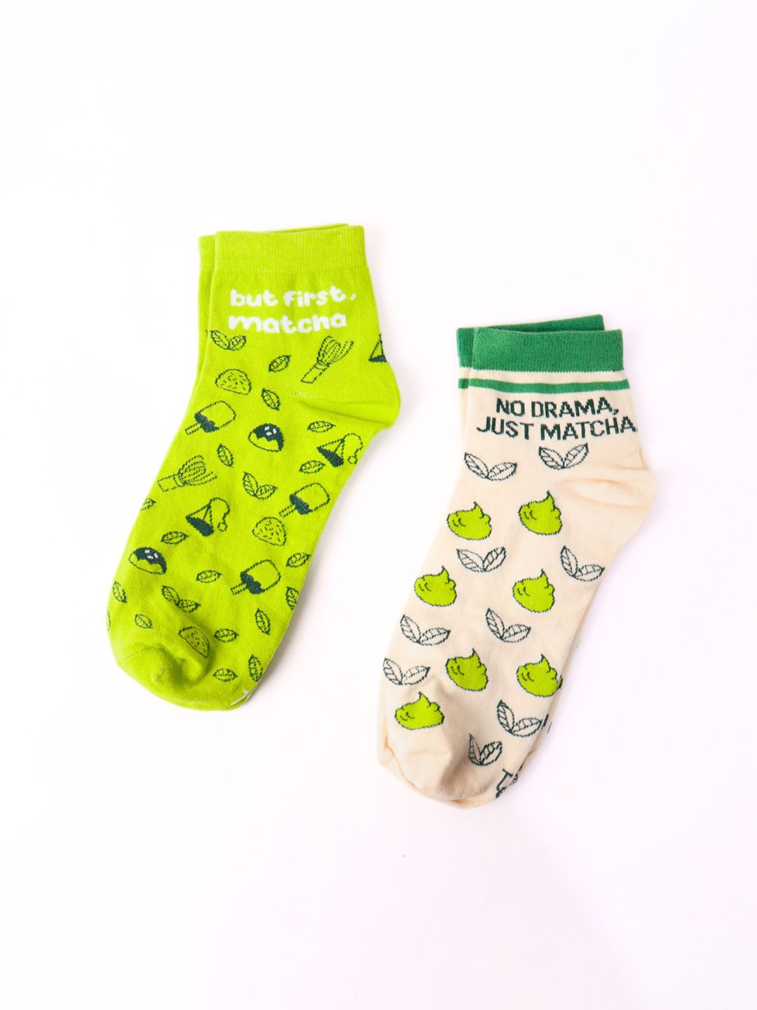 Thela Gaadi Unisex Pack Of 2 Printed Ankle-Length Breathable Socks
