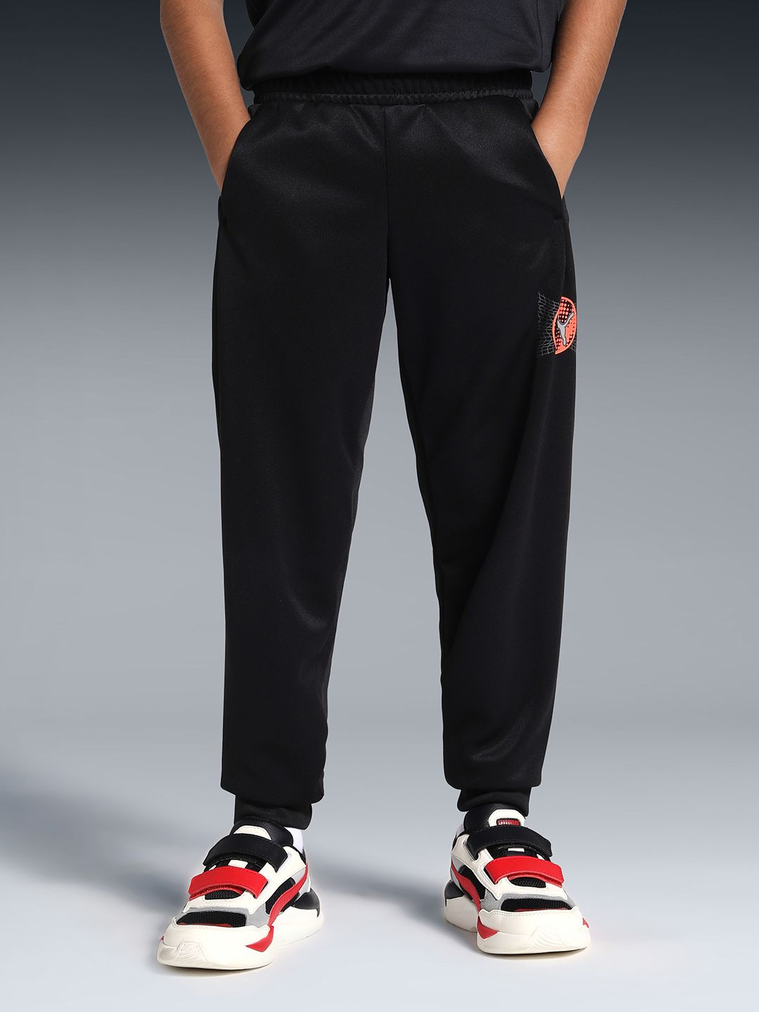 Puma Active Sports Boys Moisture-Wicking Knit Joggers