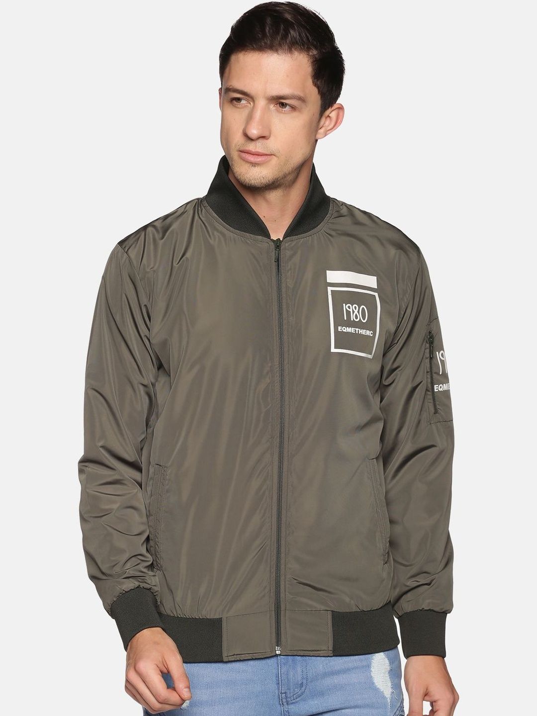 SHOWOFFFF Men Lightweight Bomber Jacket