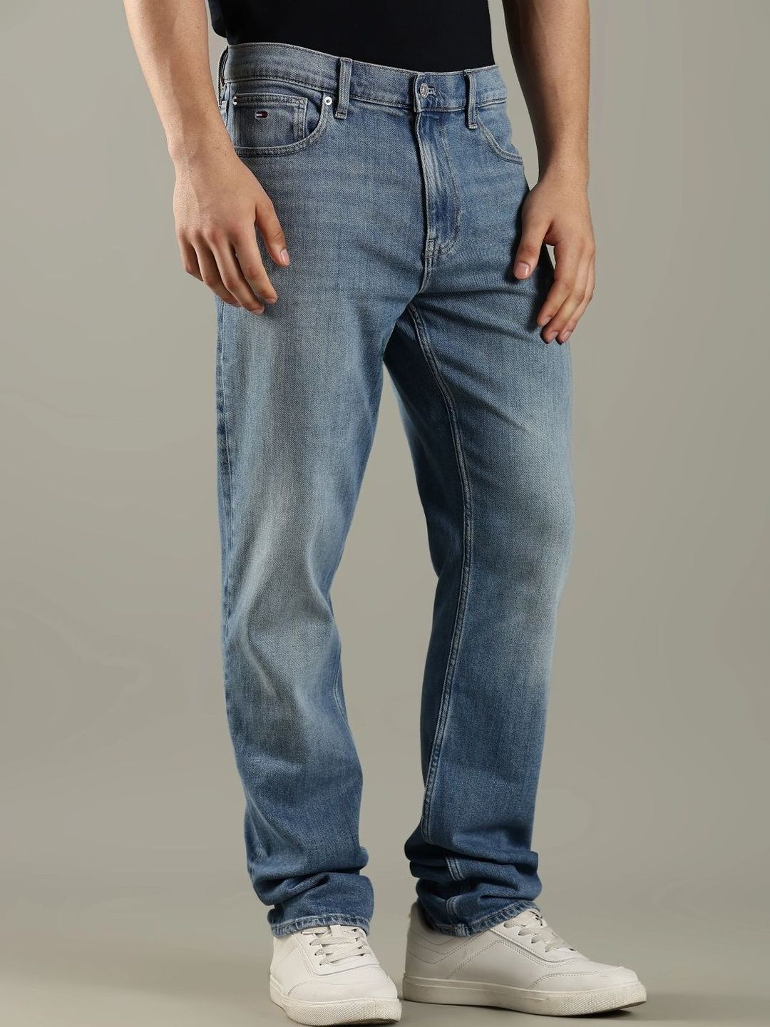 Slim Fit Mid-Rise Light Fade Jeans