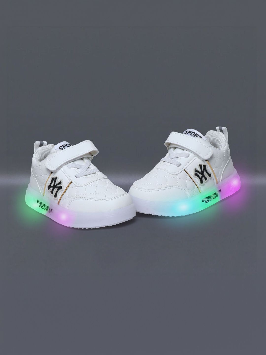 BAESD Girls Textured Everyday Sneakers