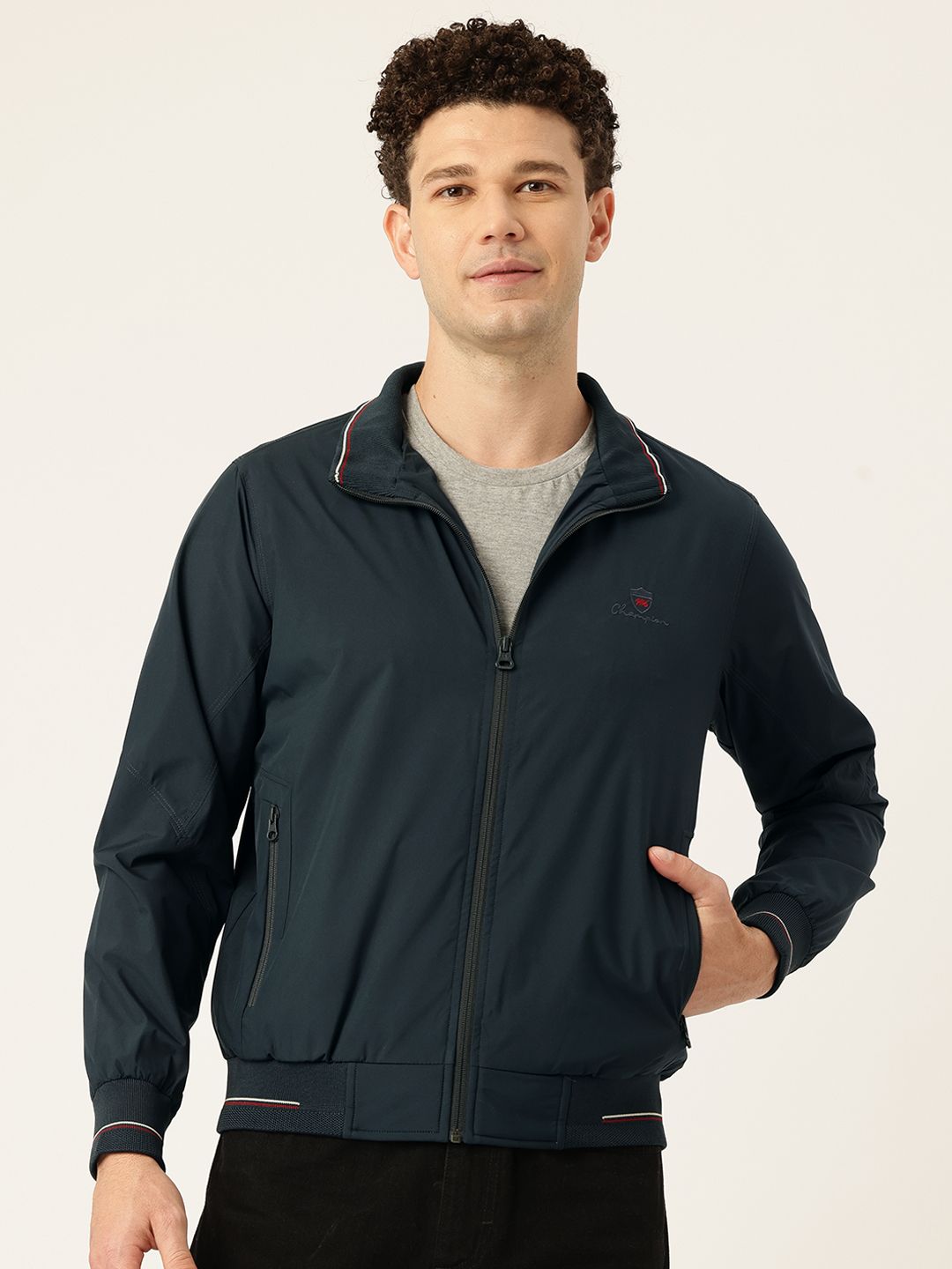Monte Carlo Mock Collar Padded Jacket