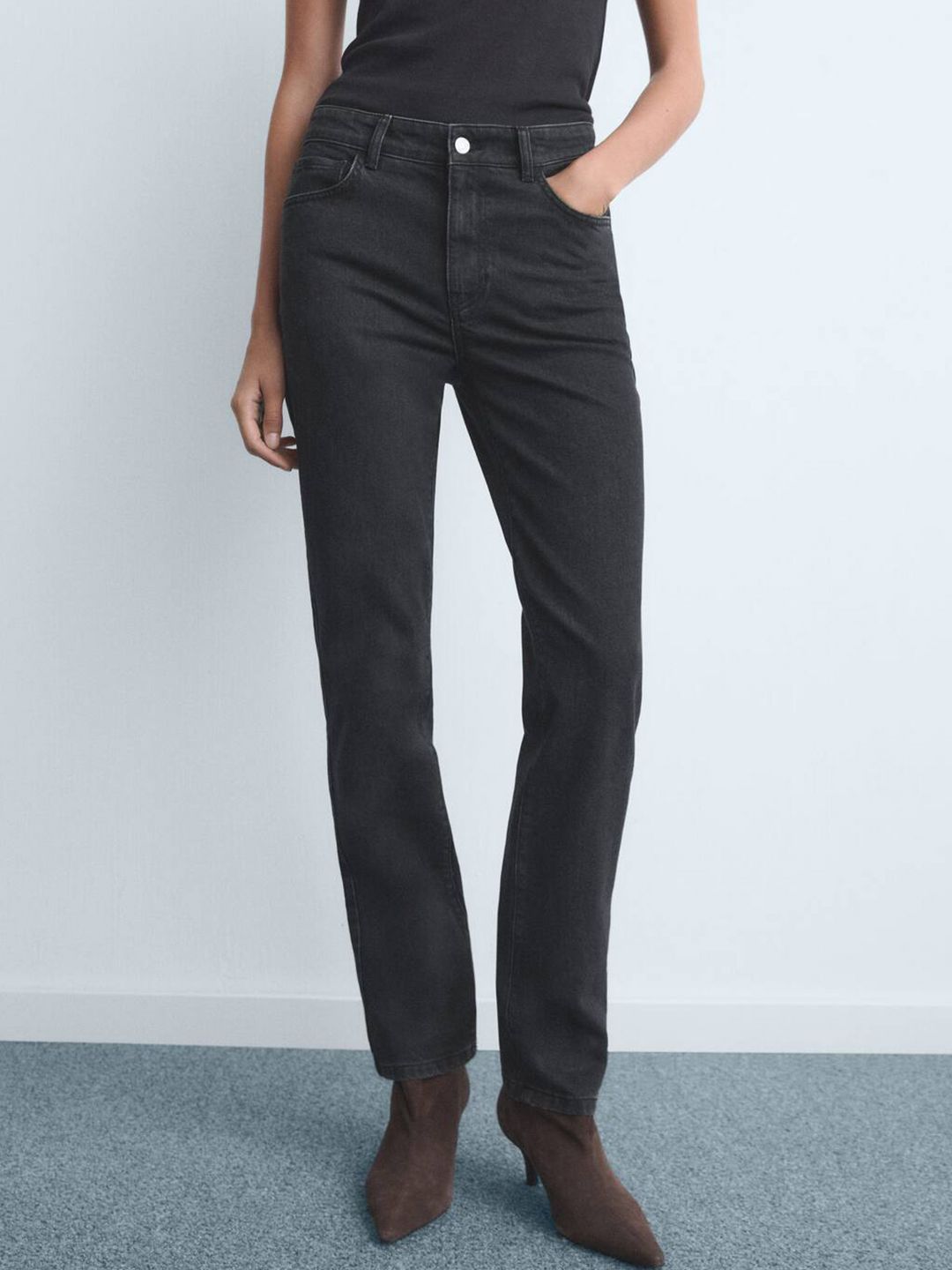 Slim Fit High-Rise Stretchable Jeans