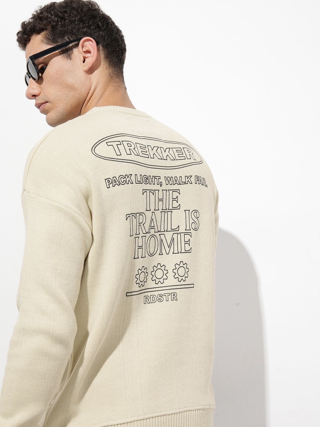 The Roadster Life Co. Typography Printed Pullover
