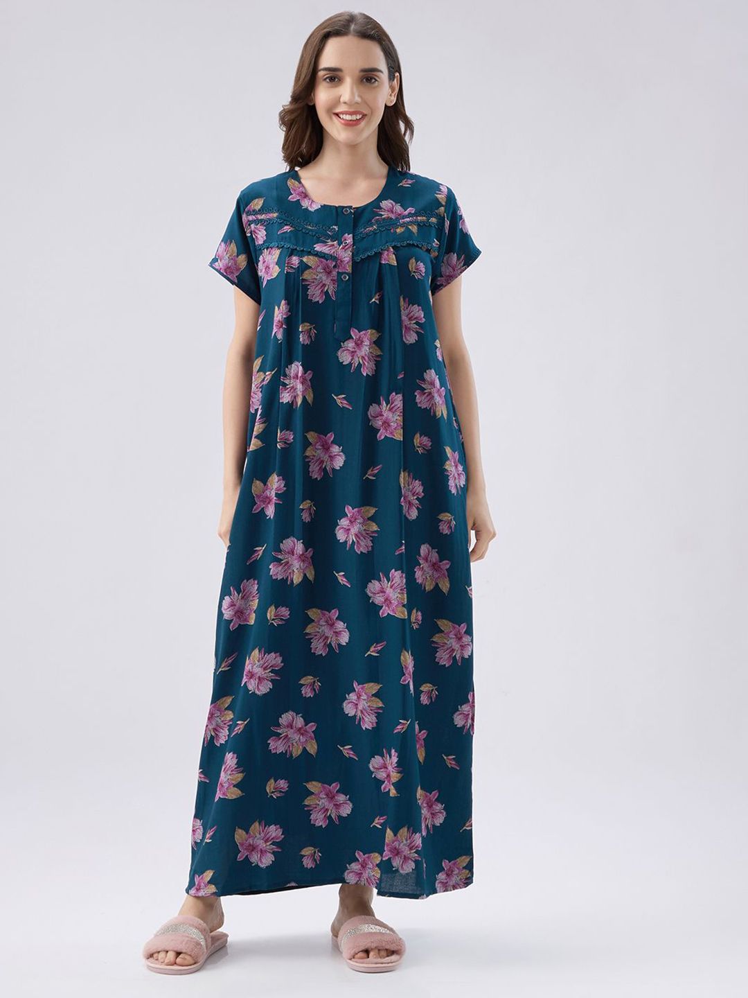 AV2 Printed Maxi Nightdress
