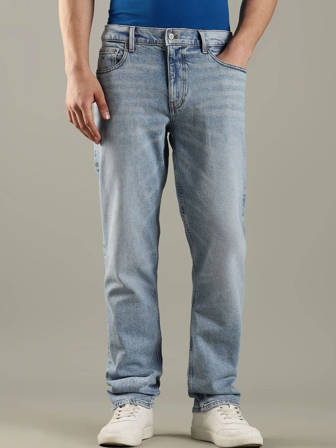 Slim Fit Mid-Rise Light Fade Jeans