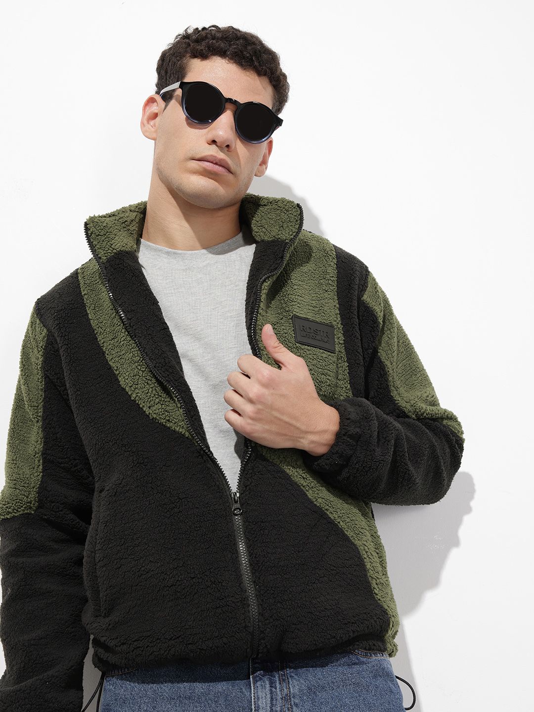 The Roadster Life Co. Textured Sherpa Tailored Jacket