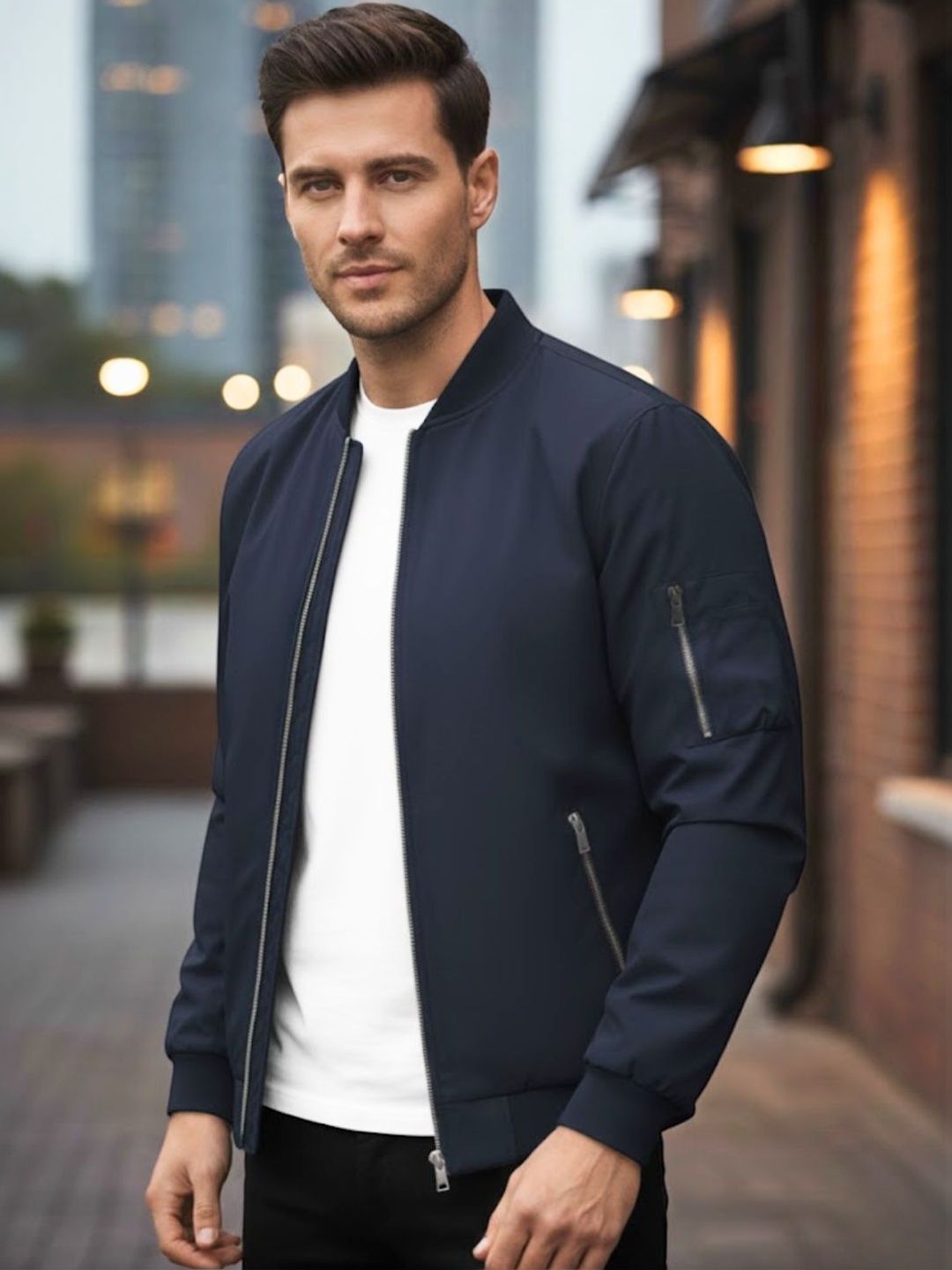 MIA FASHION Men Windcheater Bomber Jacket