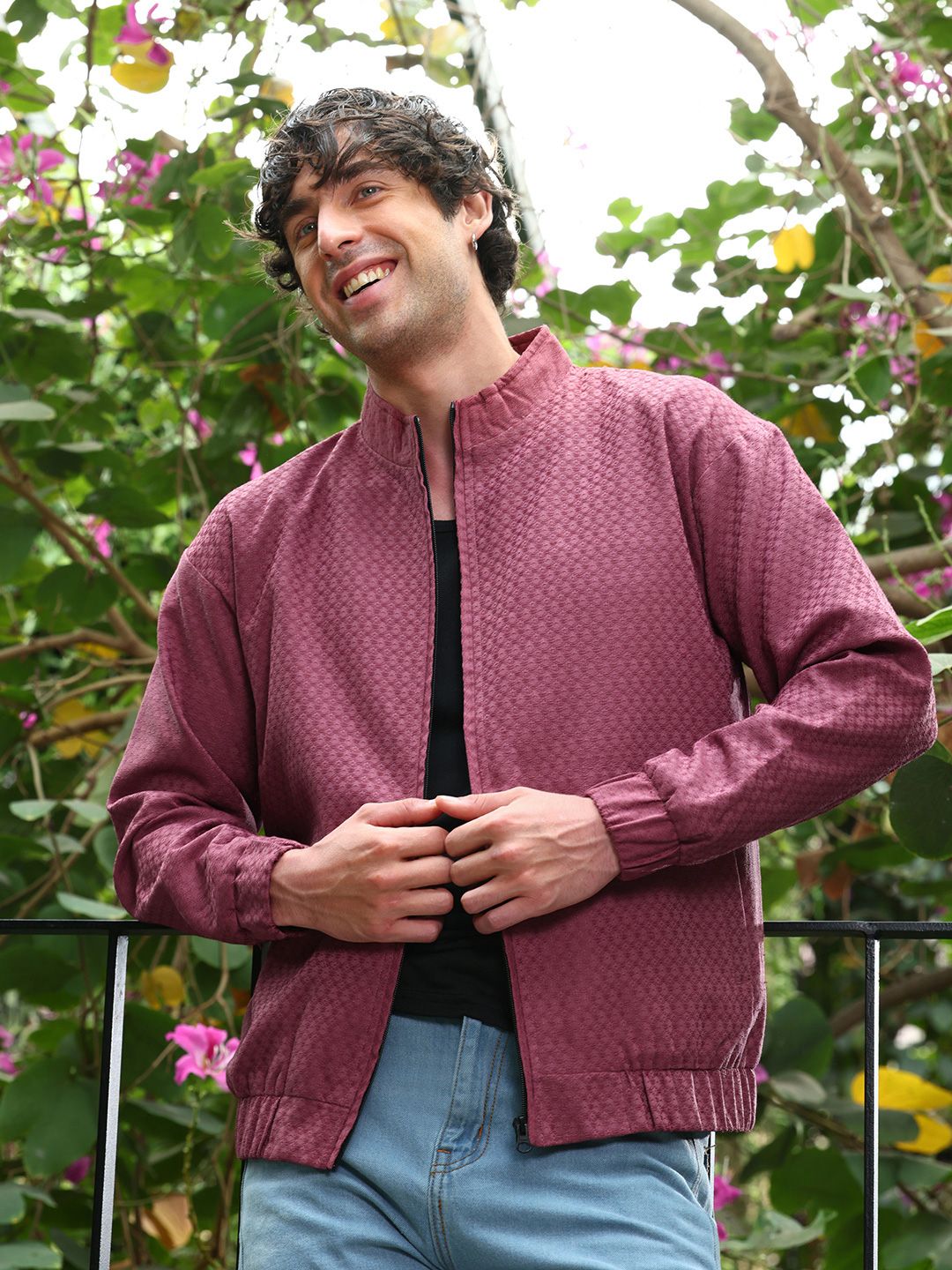 CAHOOT Geometric Self Design Jacket