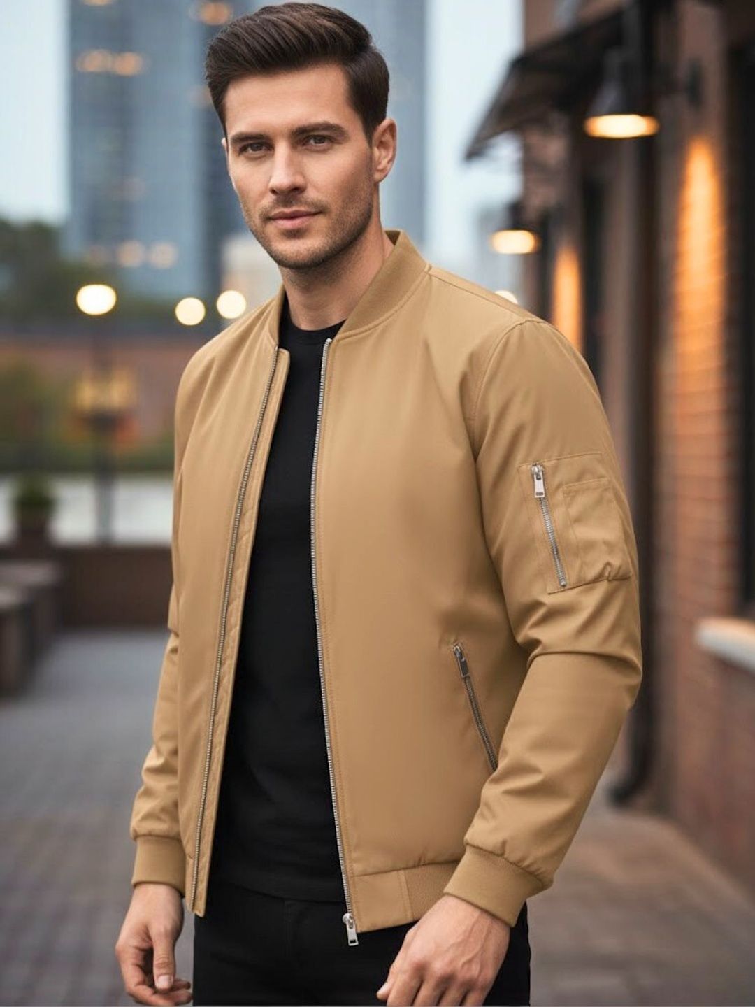 MIA FASHION Men Windcheater Bomber Jacket