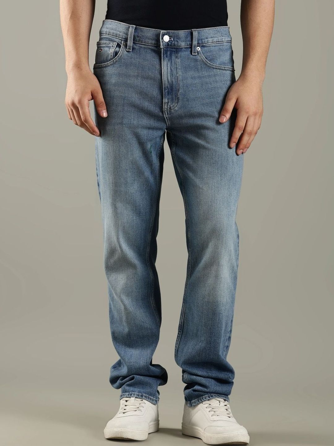 Slim Fit Mid-Rise Light Fade Jeans