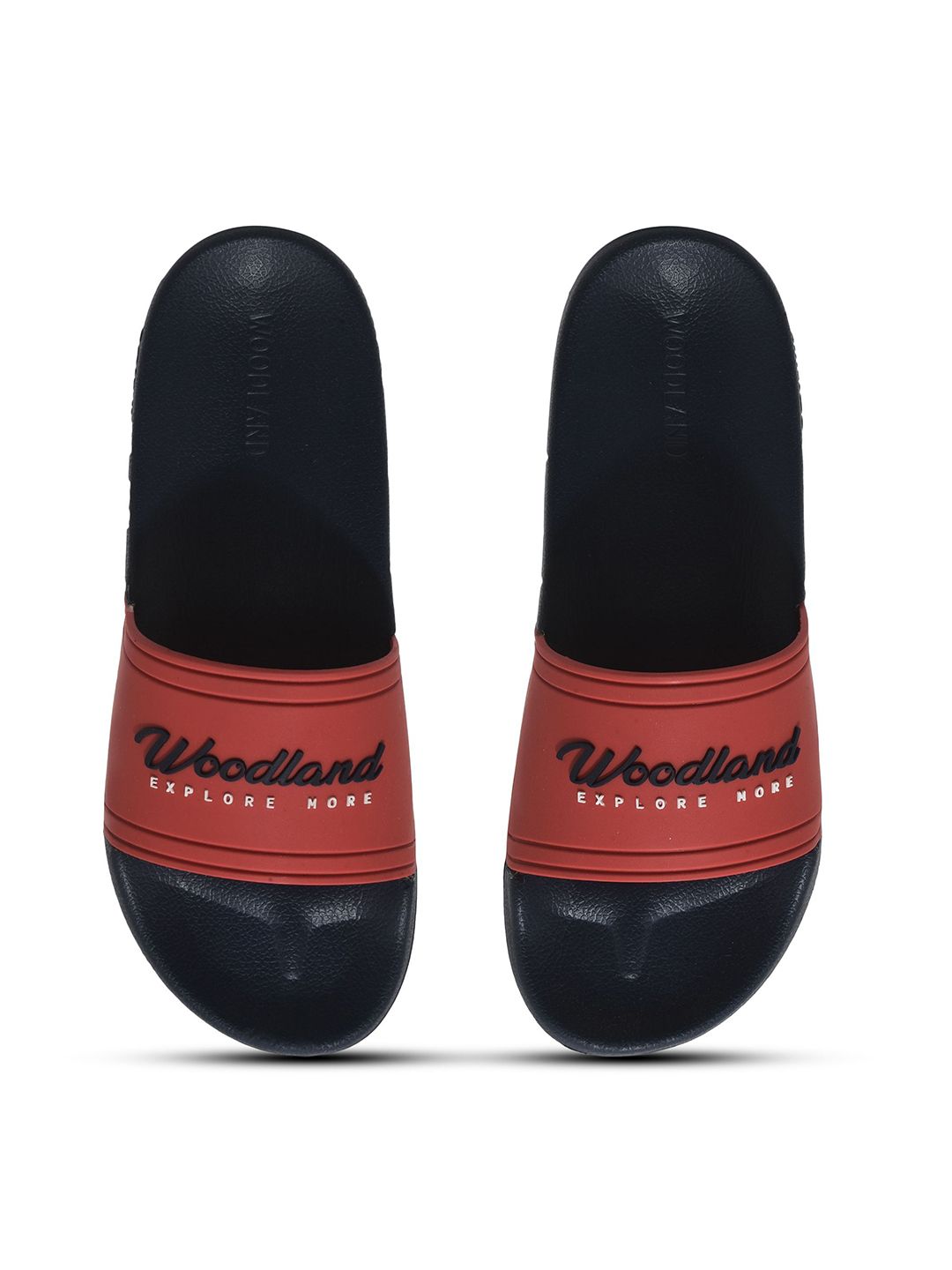 Woodland Men Self Design Sliders Flip Flops