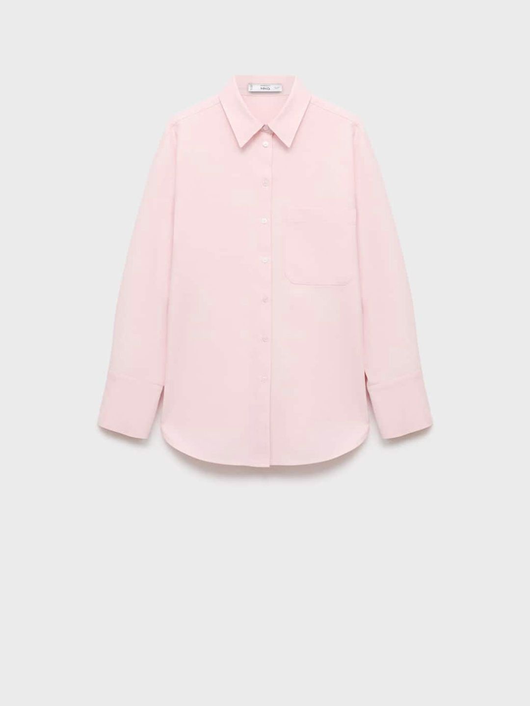 Spread Collar Casual Shirt