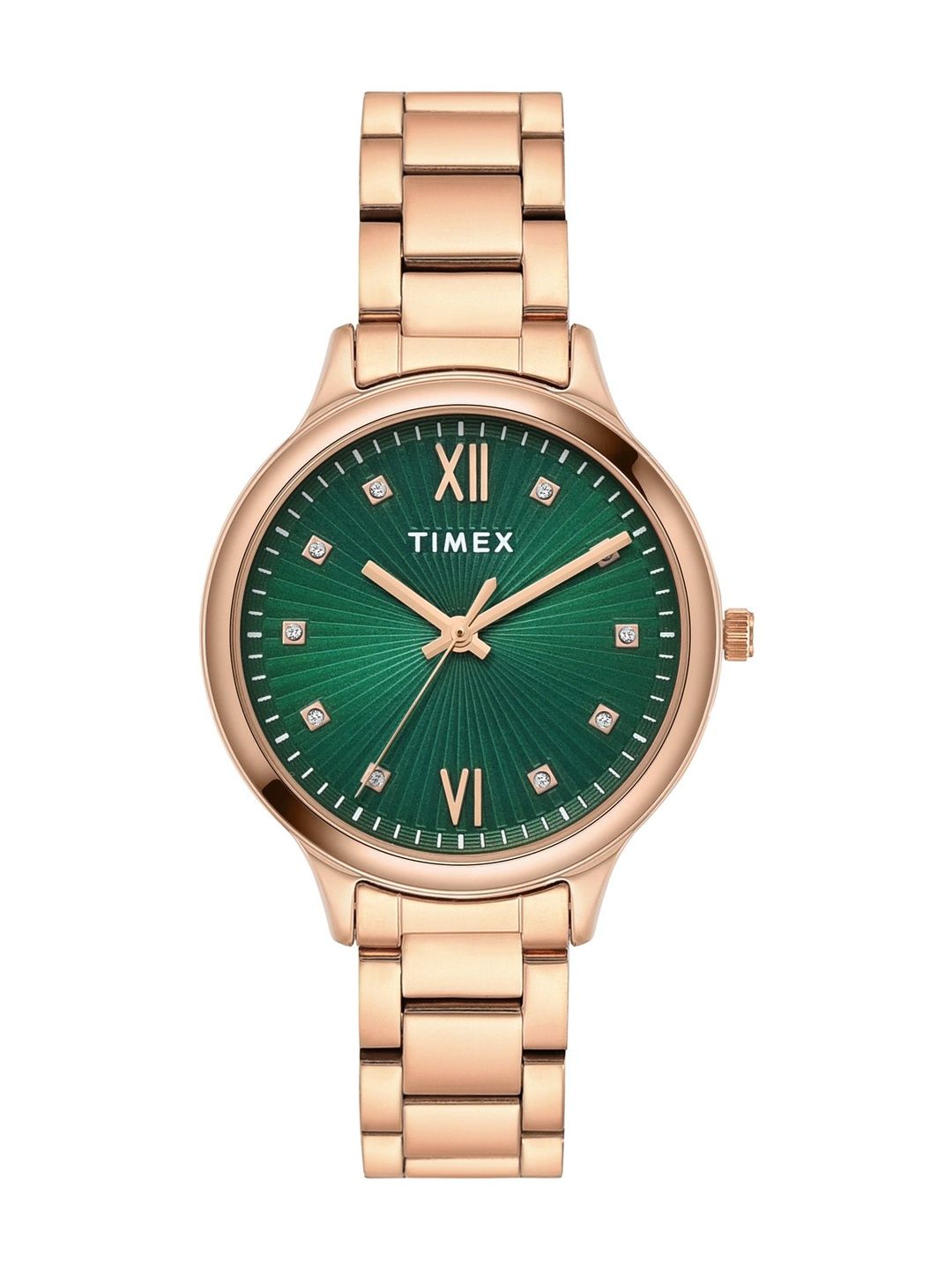 Buy Timex Trendline Round 21mm Green Dial Analog Women Watch