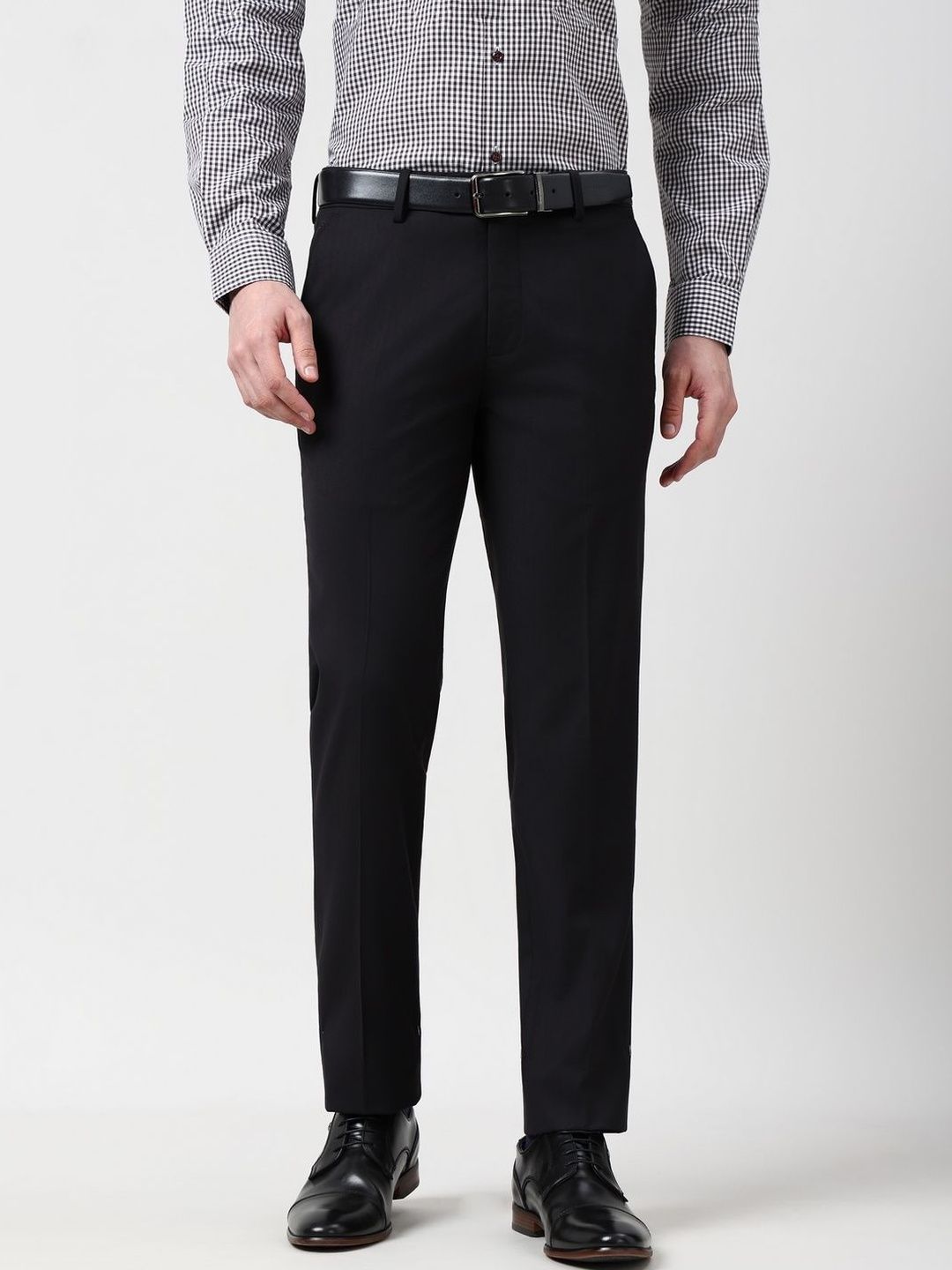 Peter England Elite Men Slim Fit Trousers