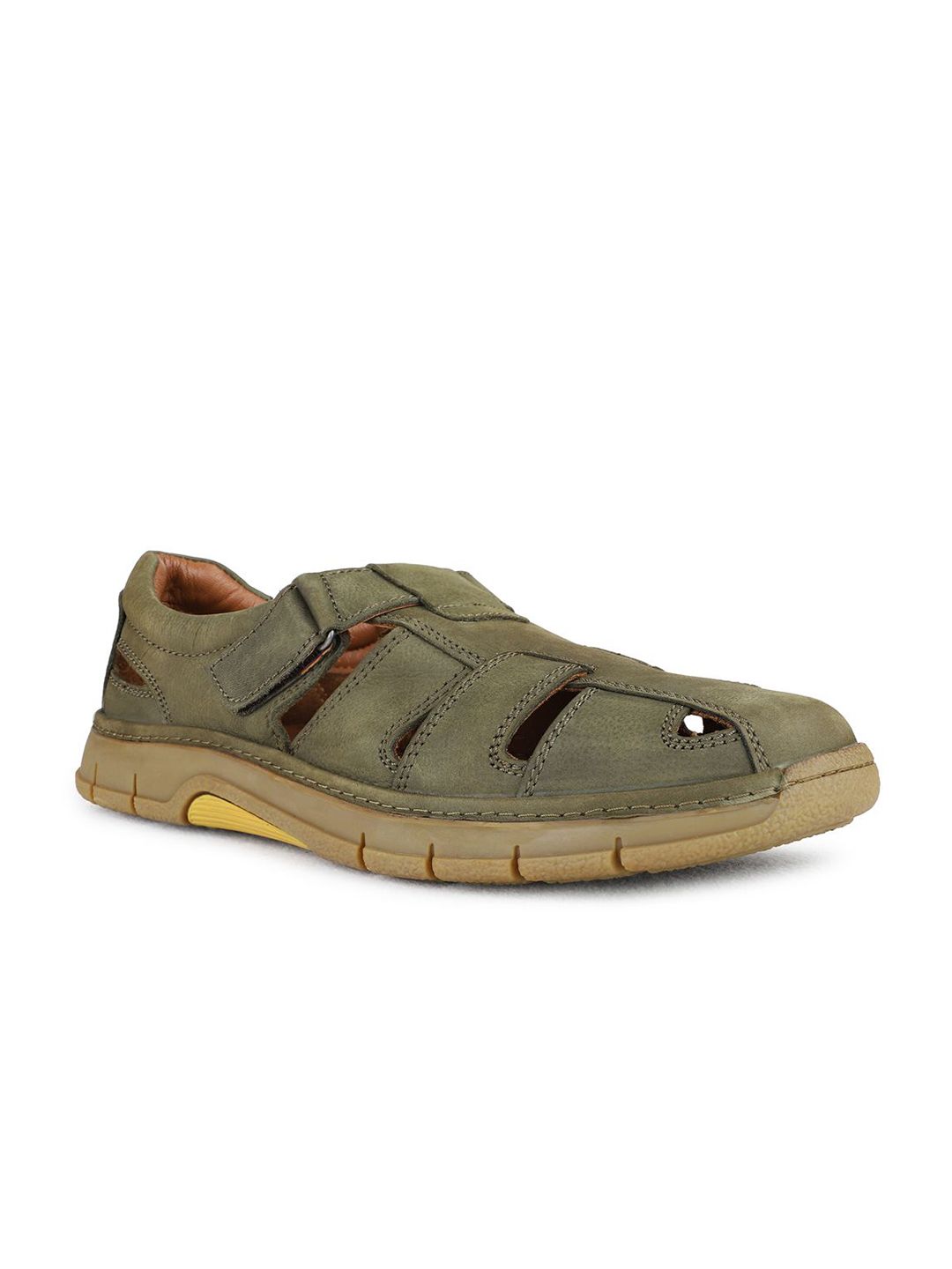ATESBER by Inc.5 Men Leather Fisherman Sandals deal from myntra