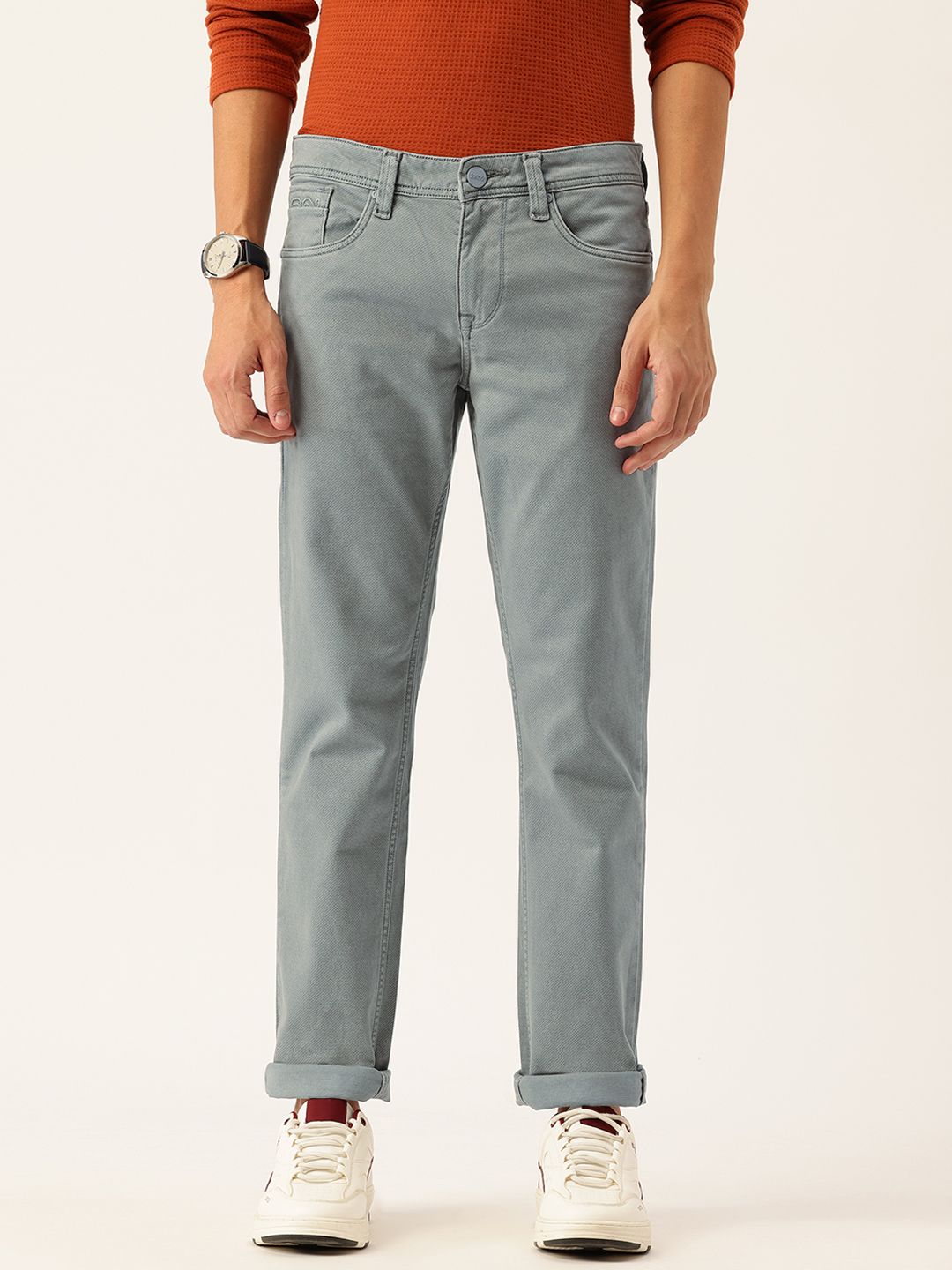 Integriti Men Slim Fit Mid-Rise Stretchable Jeans