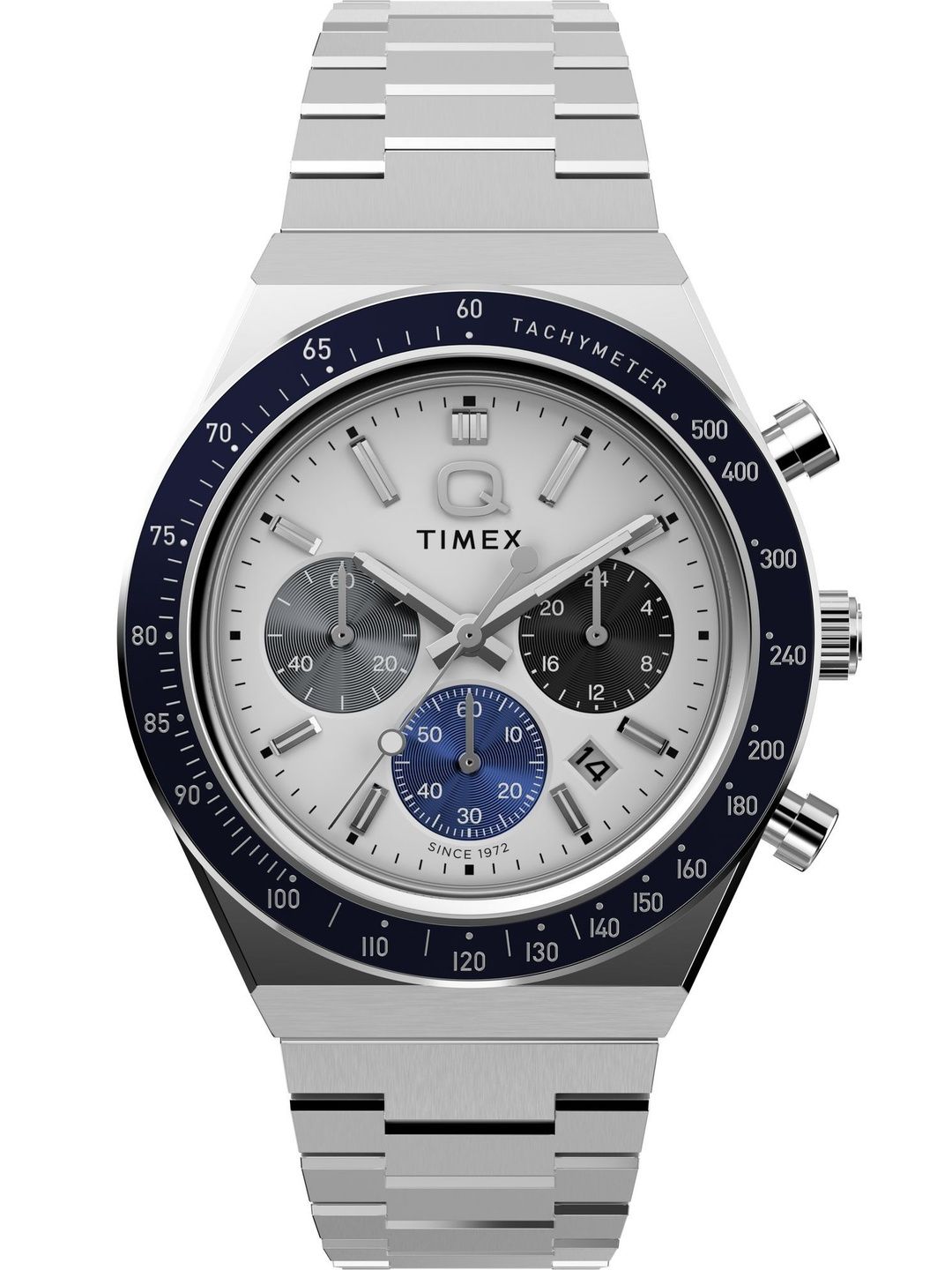Buy Timex Q Sport Round 21mm White Dial Analog Men Watch