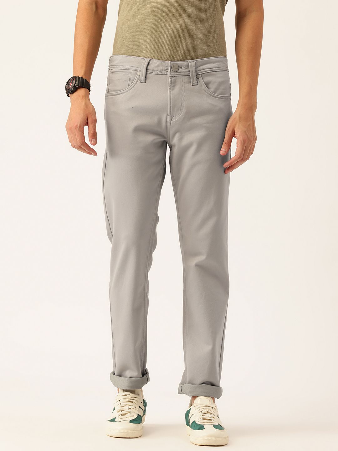 Integriti Men Smart Skinny Fit Mid-Rise Stretchable Jeans
