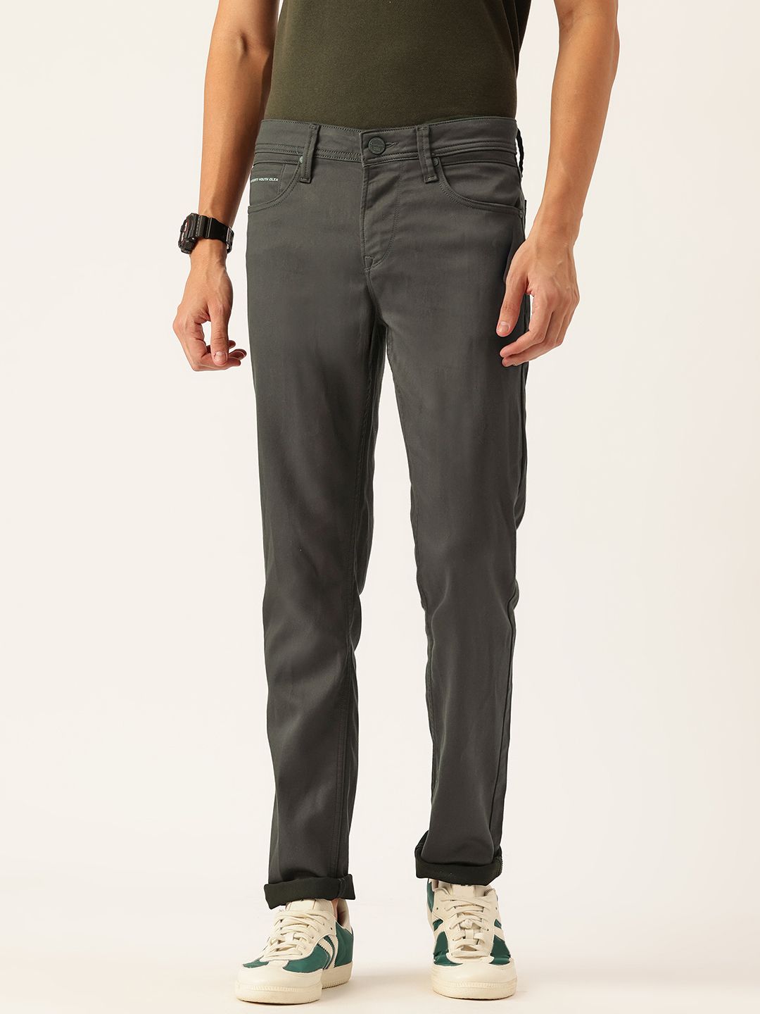 Integriti Men Slim Fit Mid-Rise Stretchable Jeans