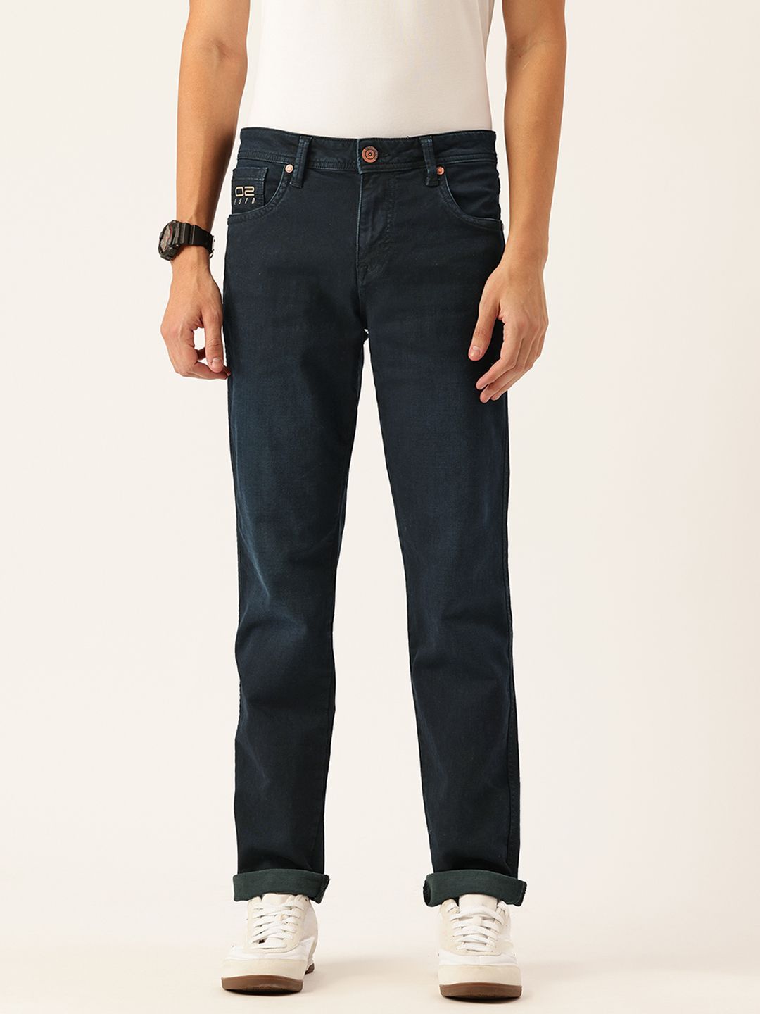 Integriti Men Slim Fit Mid-Rise Stretchable Jeans