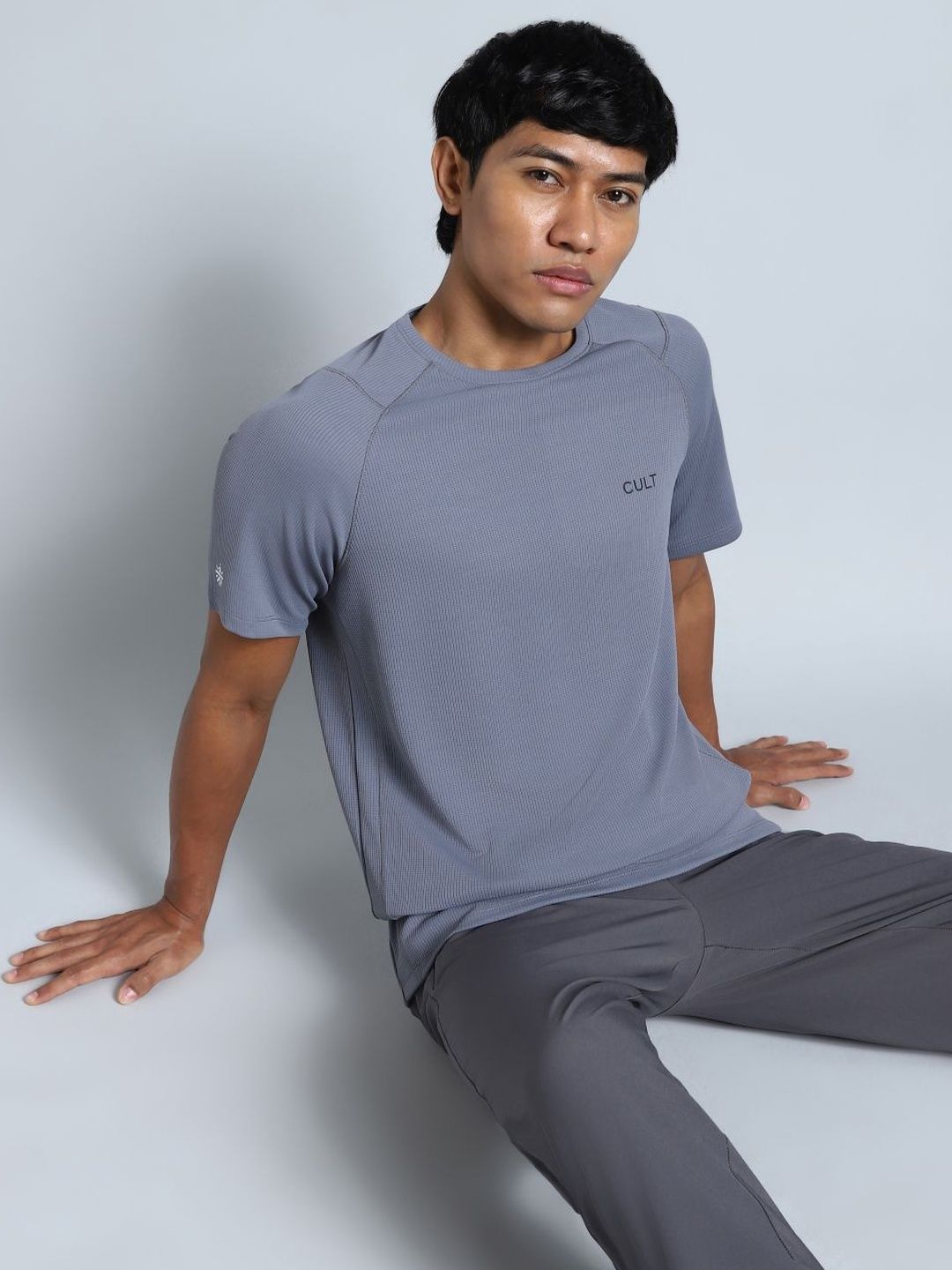 CULT Men's Sky Blue All Format Training T-shirt