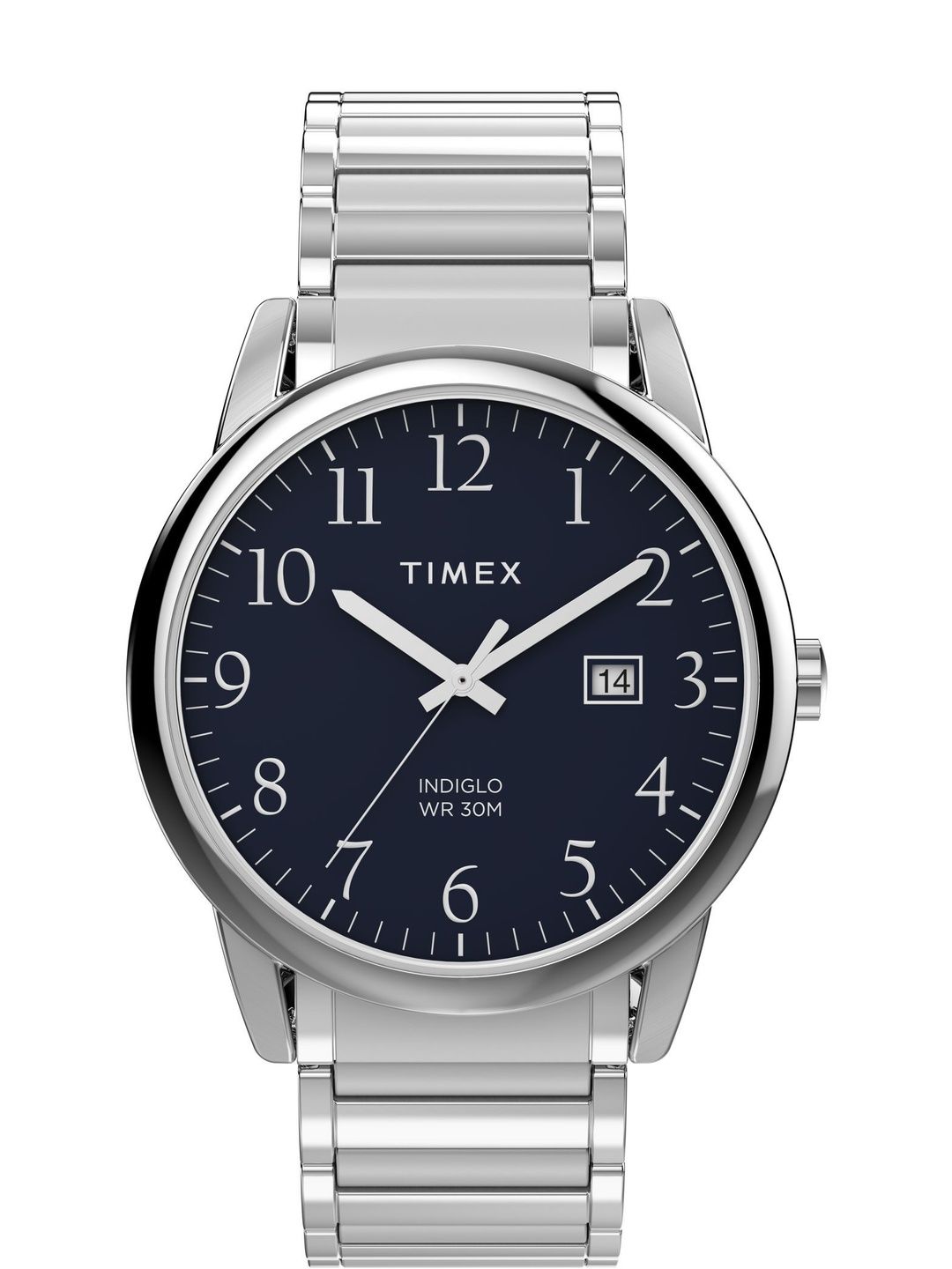 Timex Timex Easy Reader Round 21mm Blue Dial Analog Men Watch - TW2W52200JQ